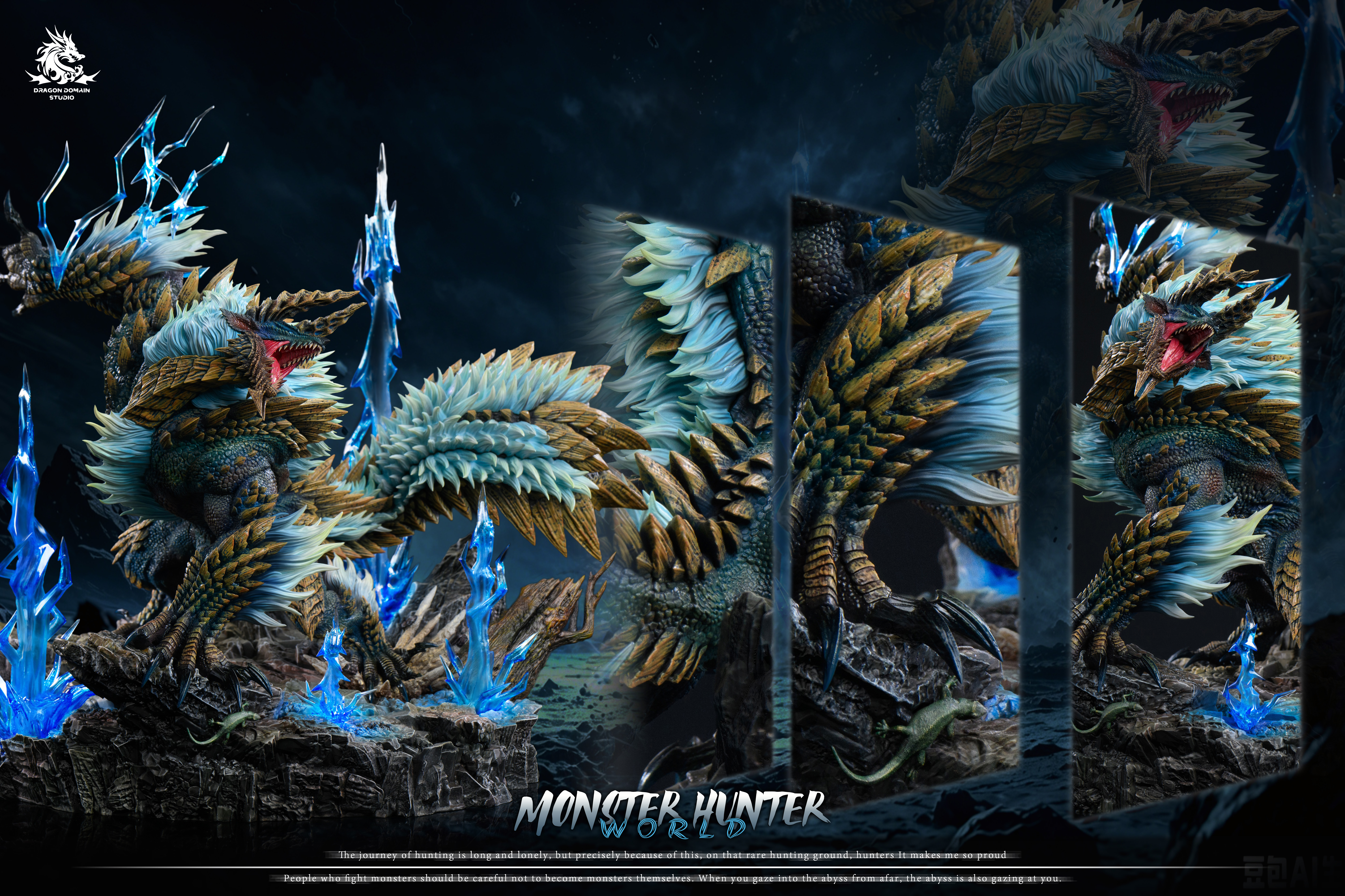 【Pre-sale】Zinogre‌, Stygian Zinogre and Thunderlord Zinogre‌-Monster Hunter-Dragon Realm Studio