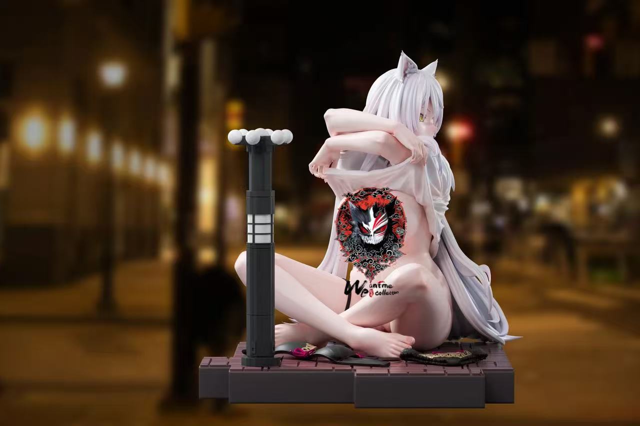 【Pre-sale】1/6 Scale Yani Neko and Black Hanekawa-Chainsmoker Cat-Hero Goblin Studio