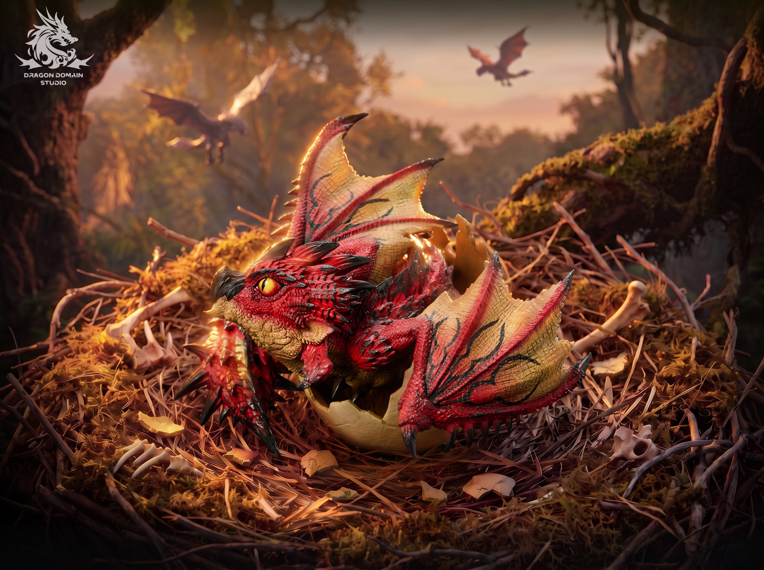 【Pre-sale】Rathalos and Rathian-Monster Hunter-Dragon Realm Studio