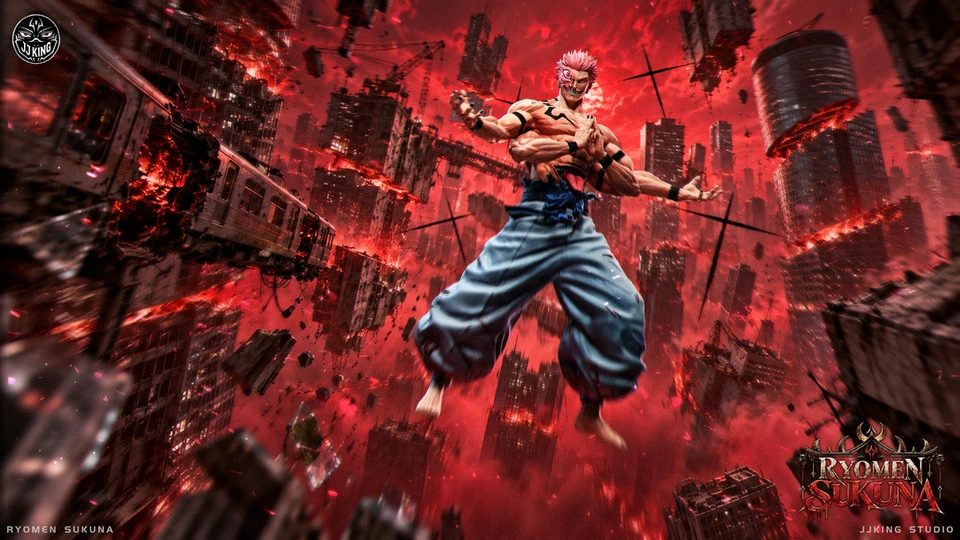 【Pre-sale】1/6 Scale Sukuna-Jujutsu Kaisen-JJking Studio