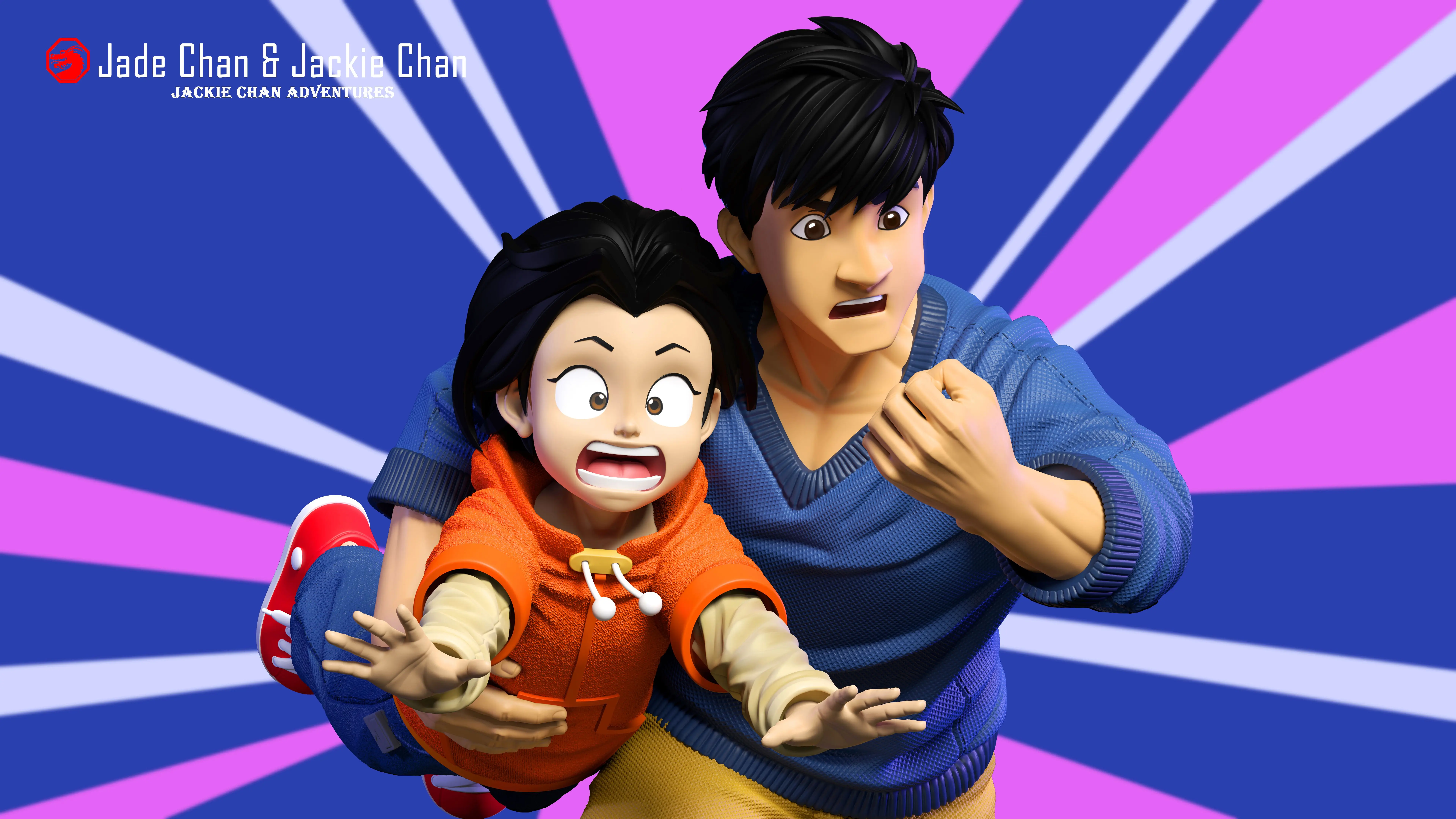【Pre-sale】Xiaoyu And Uncle Jackie Chan-Jackie Chan Adventures-ShengZhu Studio