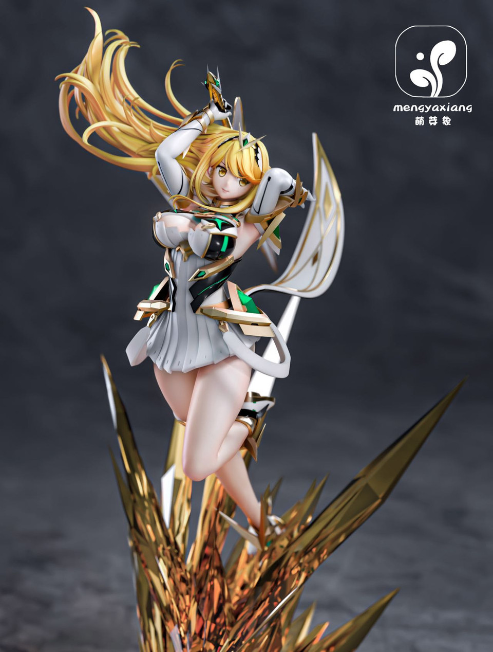 【Pre-sale】1/6 Scale Mythra and Pyra-Xenoblade Chronicles 2-MengYaXiang Studio