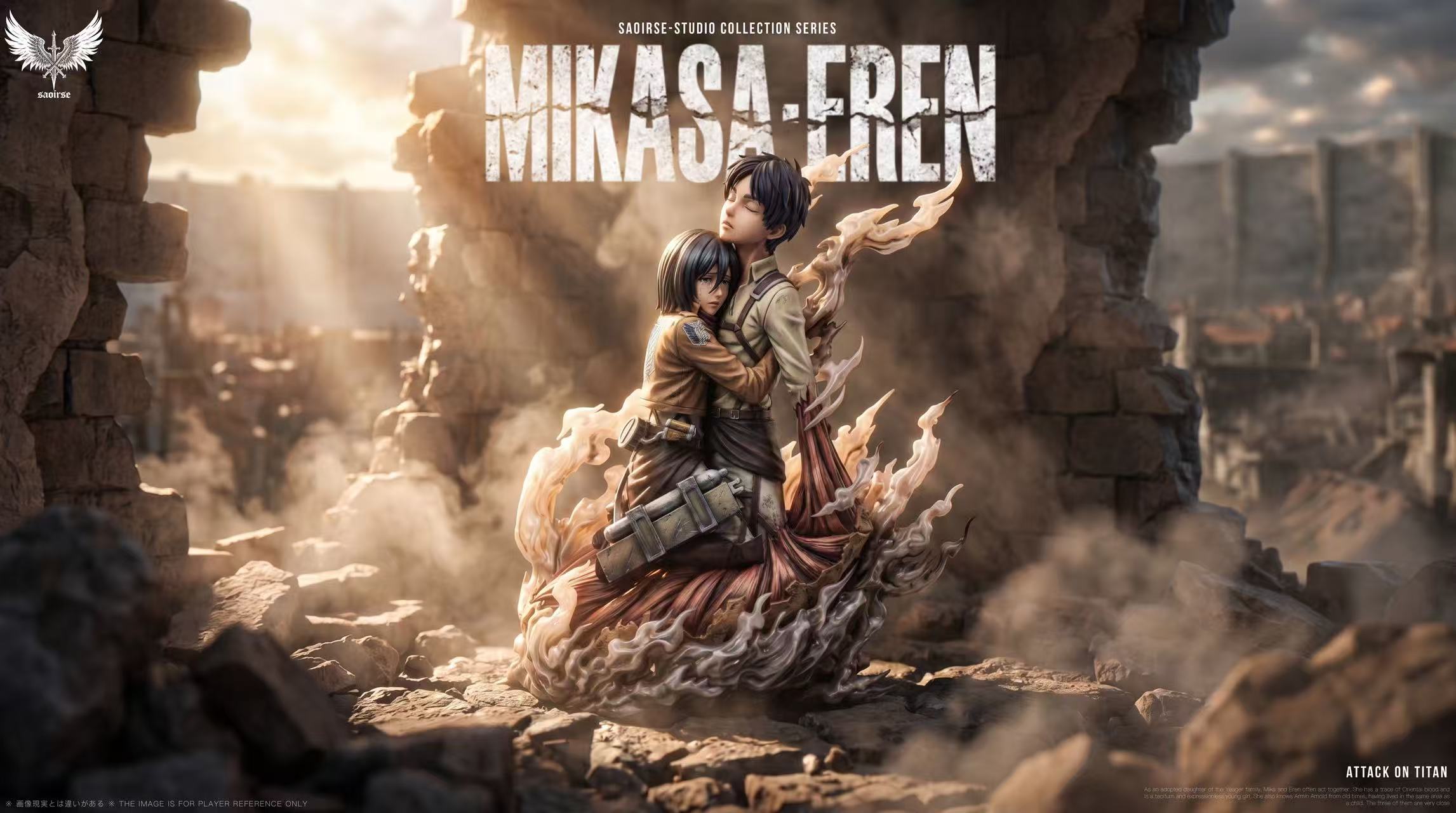 【Pre-sale】1/6 Scale Mikasa and Eren-Attack on Titan-Saoirse Studio