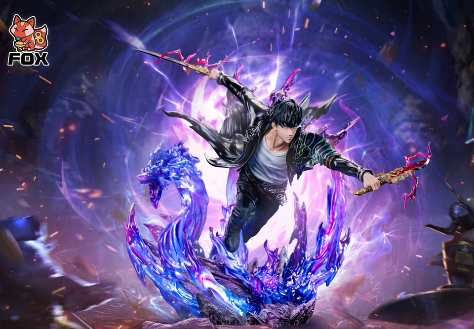 【Pre-sale】Monarch of Shadow Sung Jin woo with LED-Solo Leveling-FOX Studio