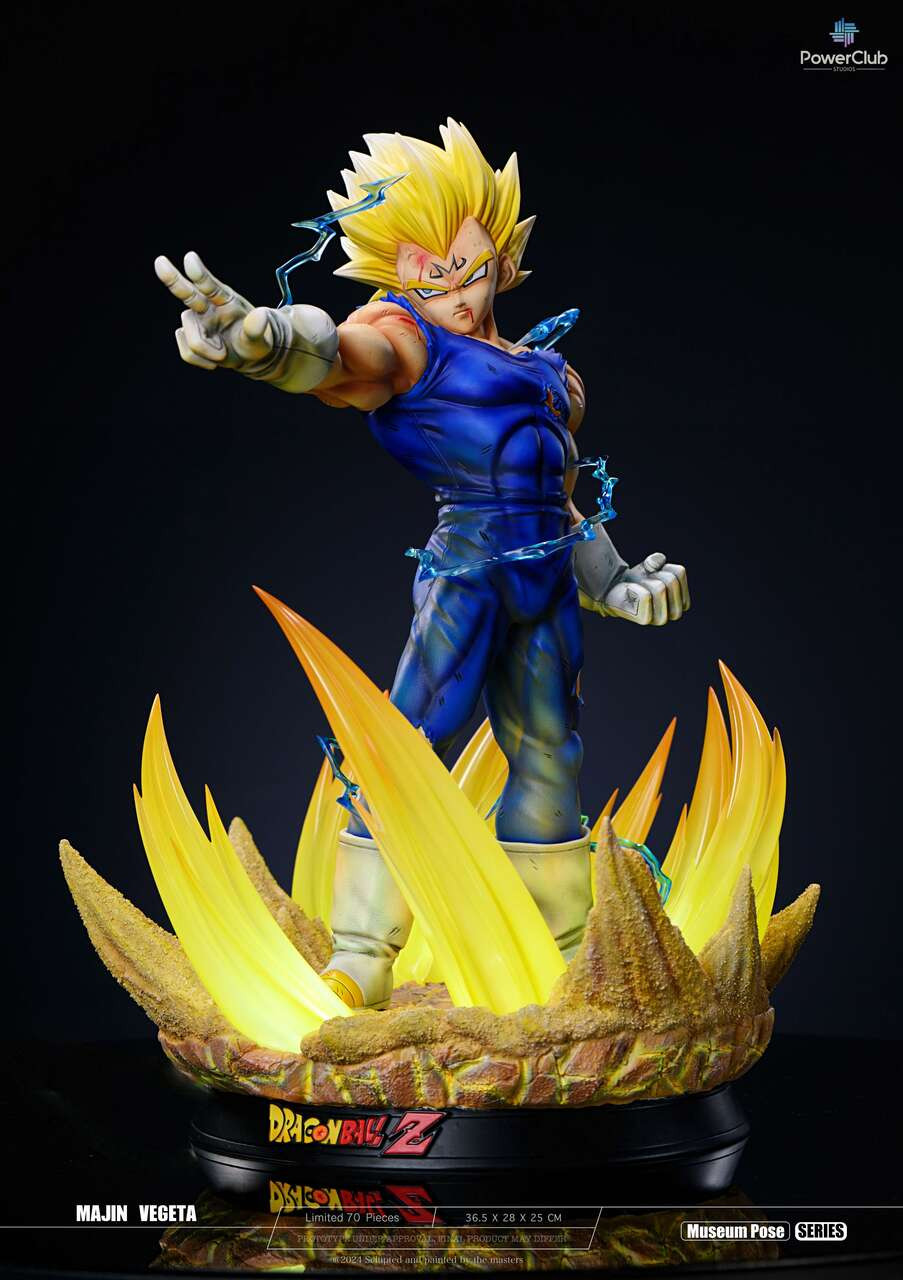 【Pre-sale】1/6 Scale Ultra ego Vegeta and Majin Vegeta with LED-Dragon Ball-PowerClub Studio