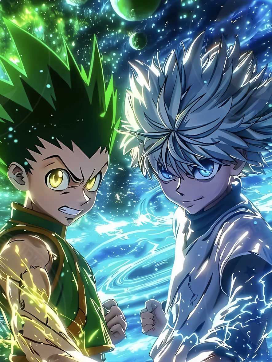 【Pre-sale】Decorative Painting of GON·FREECSS and Killua-HUNTER×HUNTER-XingKong Studio