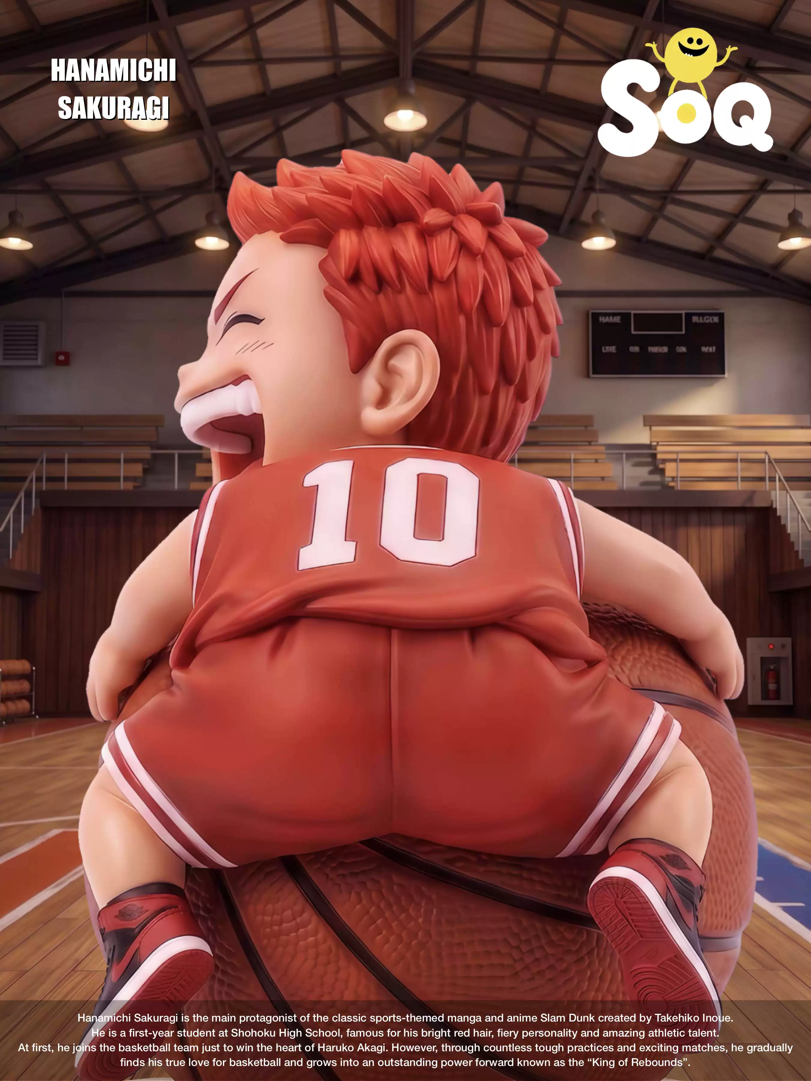 【Pre-sale】Q Version Sakuragi Hanamichi-Slam Dunk-SOQ Studio