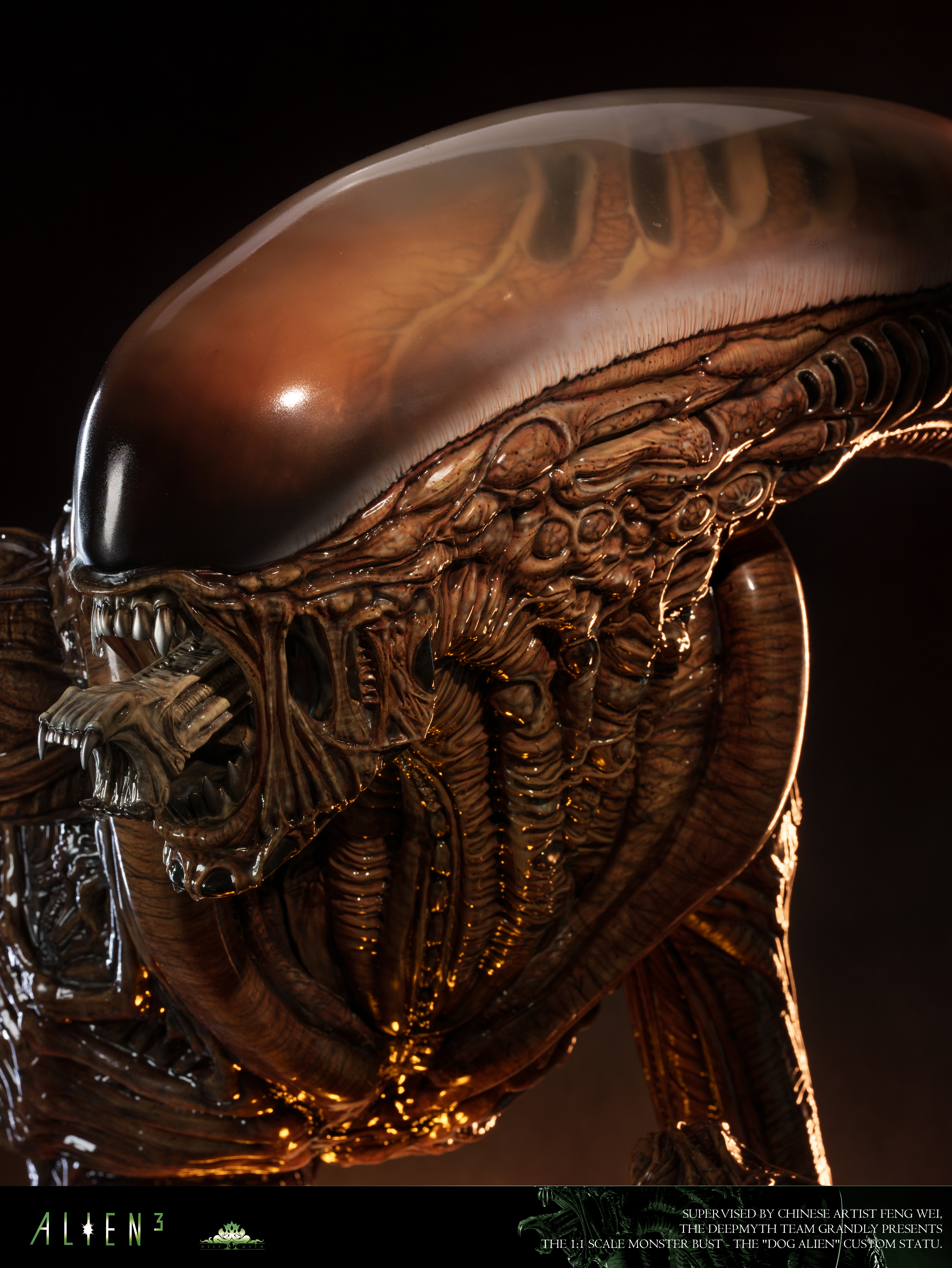 【Pre-sale】1/1 Scale Bust of Dog Alien-Deepmyth Studio