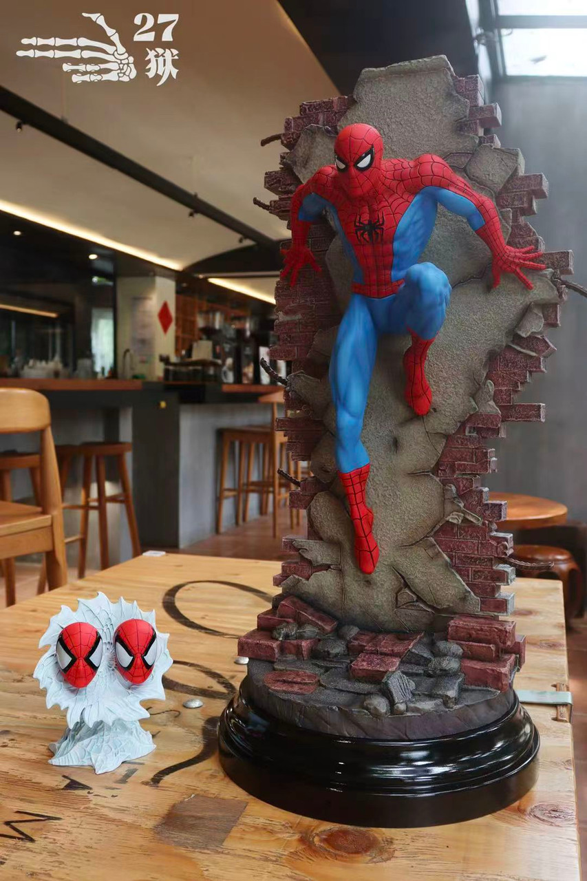 【Pre-sale】1/4 Scale Spiderman on the Wall-27abyss Studio