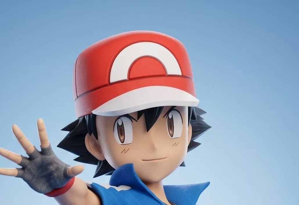【Pre-sale】1/20 Scale Ash Ketchum and Greninja-Pokemon-Maga Studio