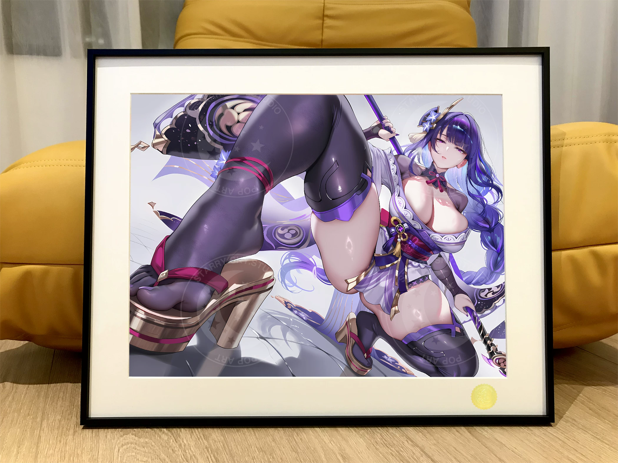 【Pre-sale】Decorative Painting of Raiden Shogun, Yae Miko and ShenHe-Genshin Impact-XingKong Studio