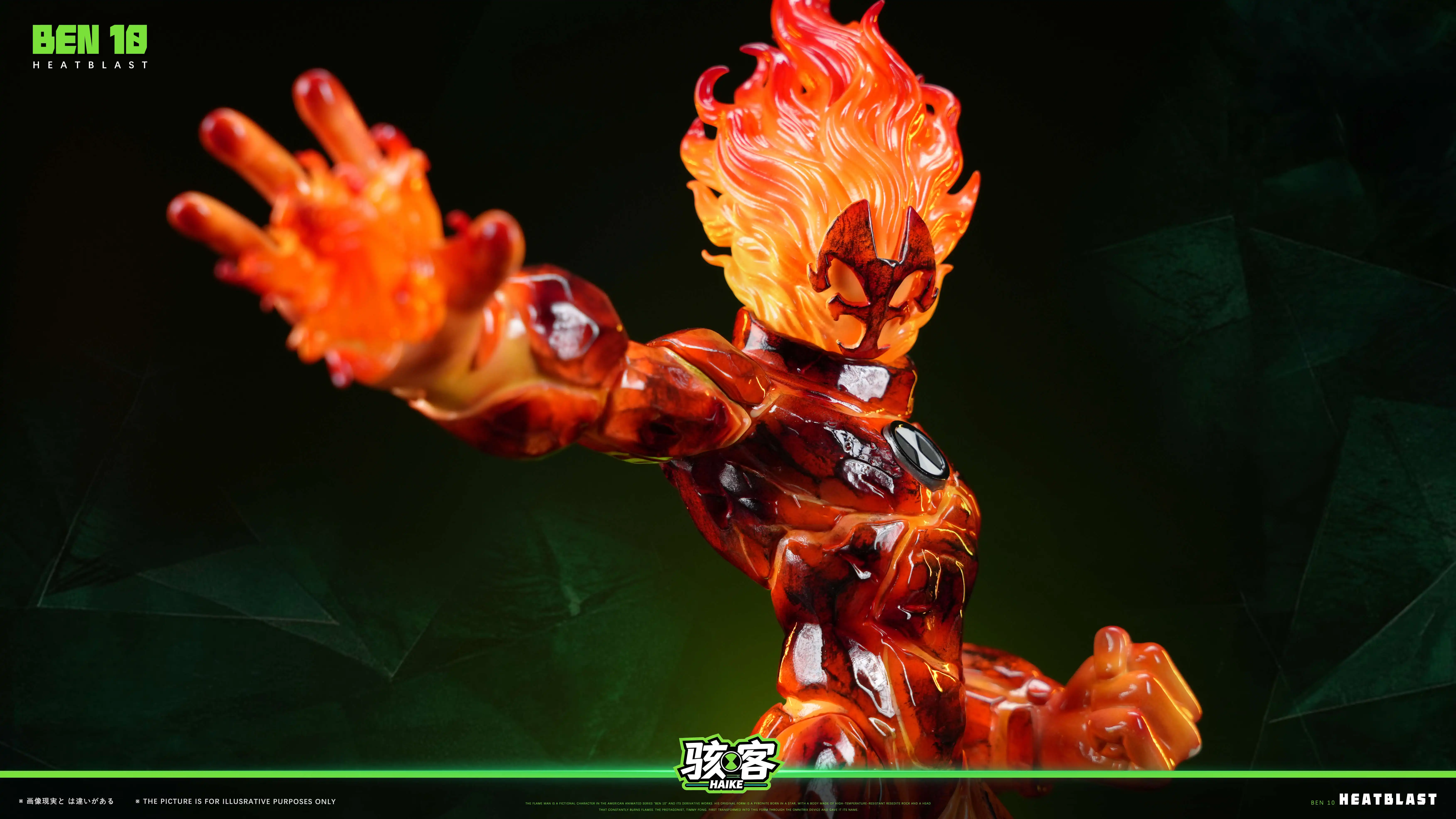 【Pre-sale】Heatblast and Diamondhead-Ben 10-Haike Studio