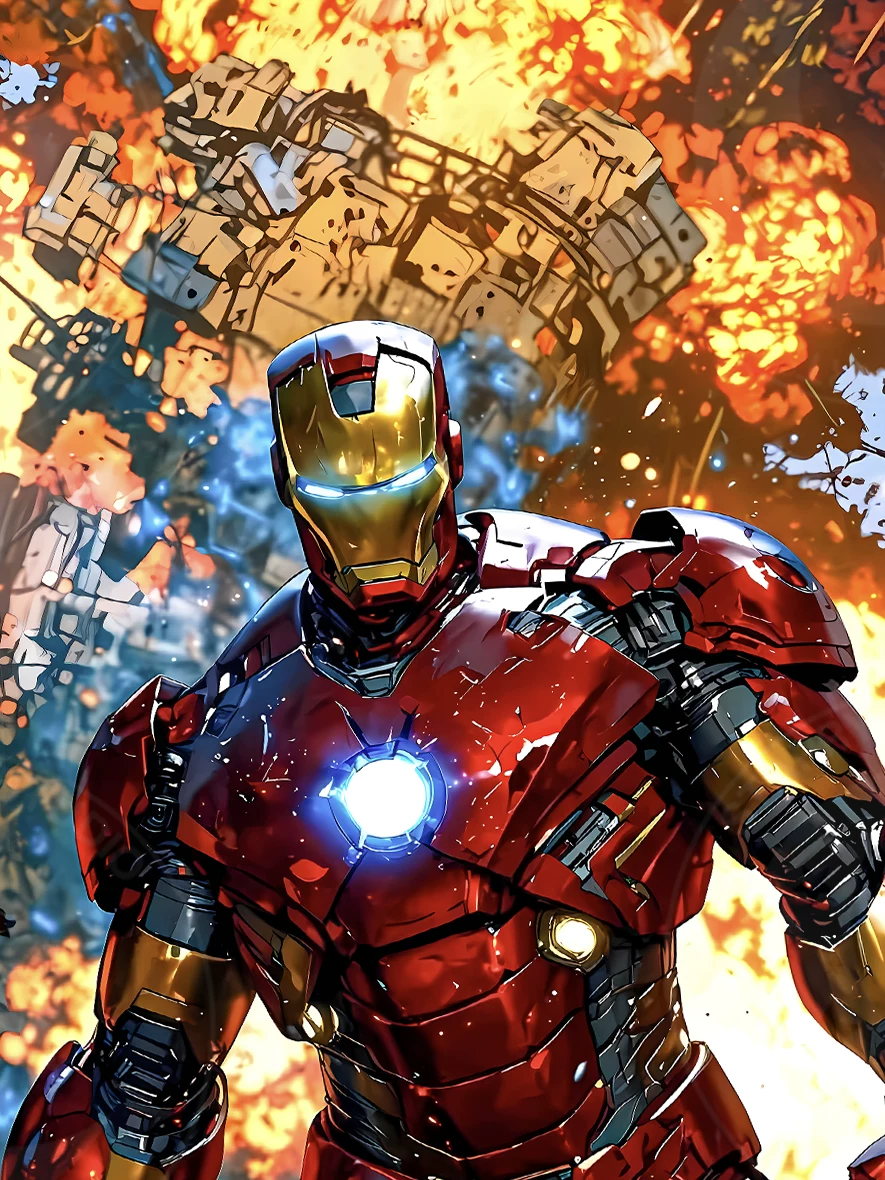【Pre-sale】Decorative Painting of Tony Stark-XingKong Studio
