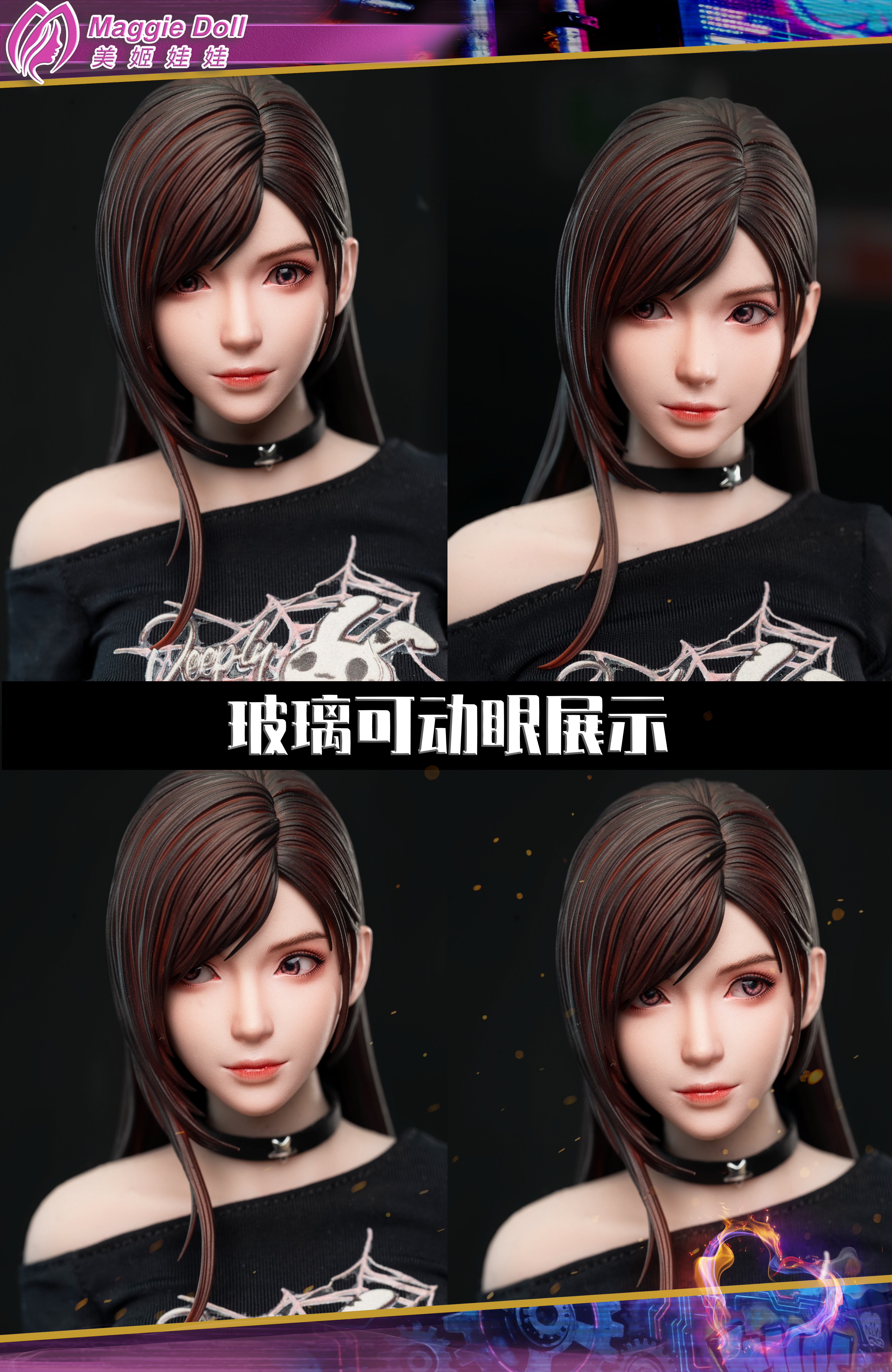 【Pre-sale】1/6 Scale Cyberpunk Girl Tia-Maggie Doll Studio