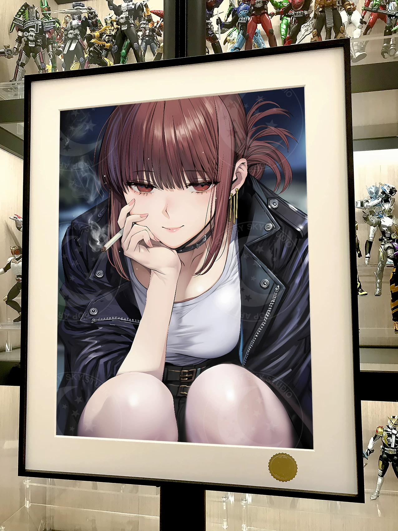 【Pre-sale】Decorative Painting of Tayama-スーパーの裏でヤニ吸うふたり-XingKong Studio