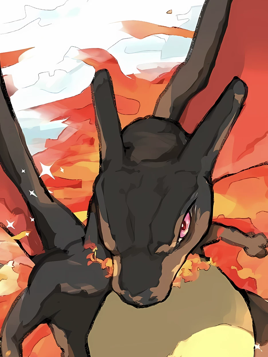 【Pre-sale】Decorative Painting of Shiny Charizard-Pokemon-XingKong Studio