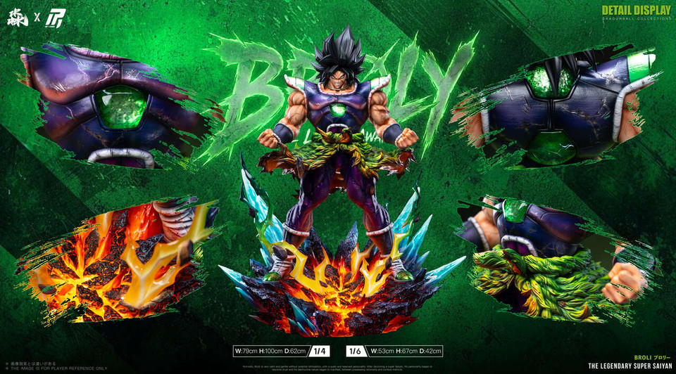 【Pre-sale】1/6 Scale Broly with LED-Dragon Ball-Miao × TOP 1 Studio