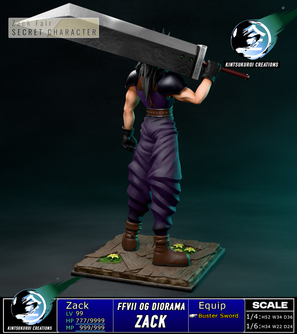 【Pre-sale】1/6 and 1/4 Scale ZACK OG-Final Fantasy-Kintsukuroi Creations Studio