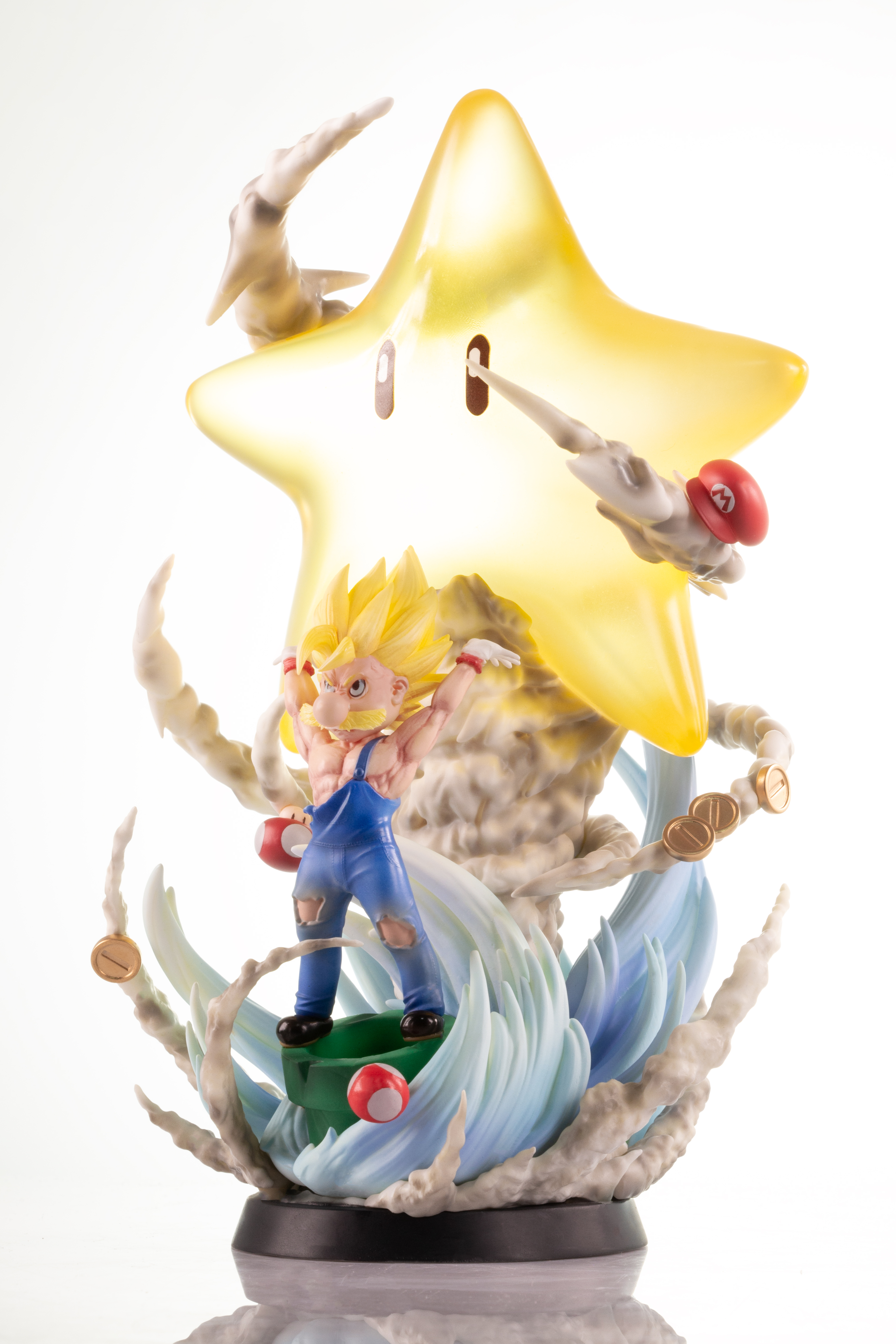 【Pre-sale】Super Saiyan Mario with LED-ChaoShe Studio