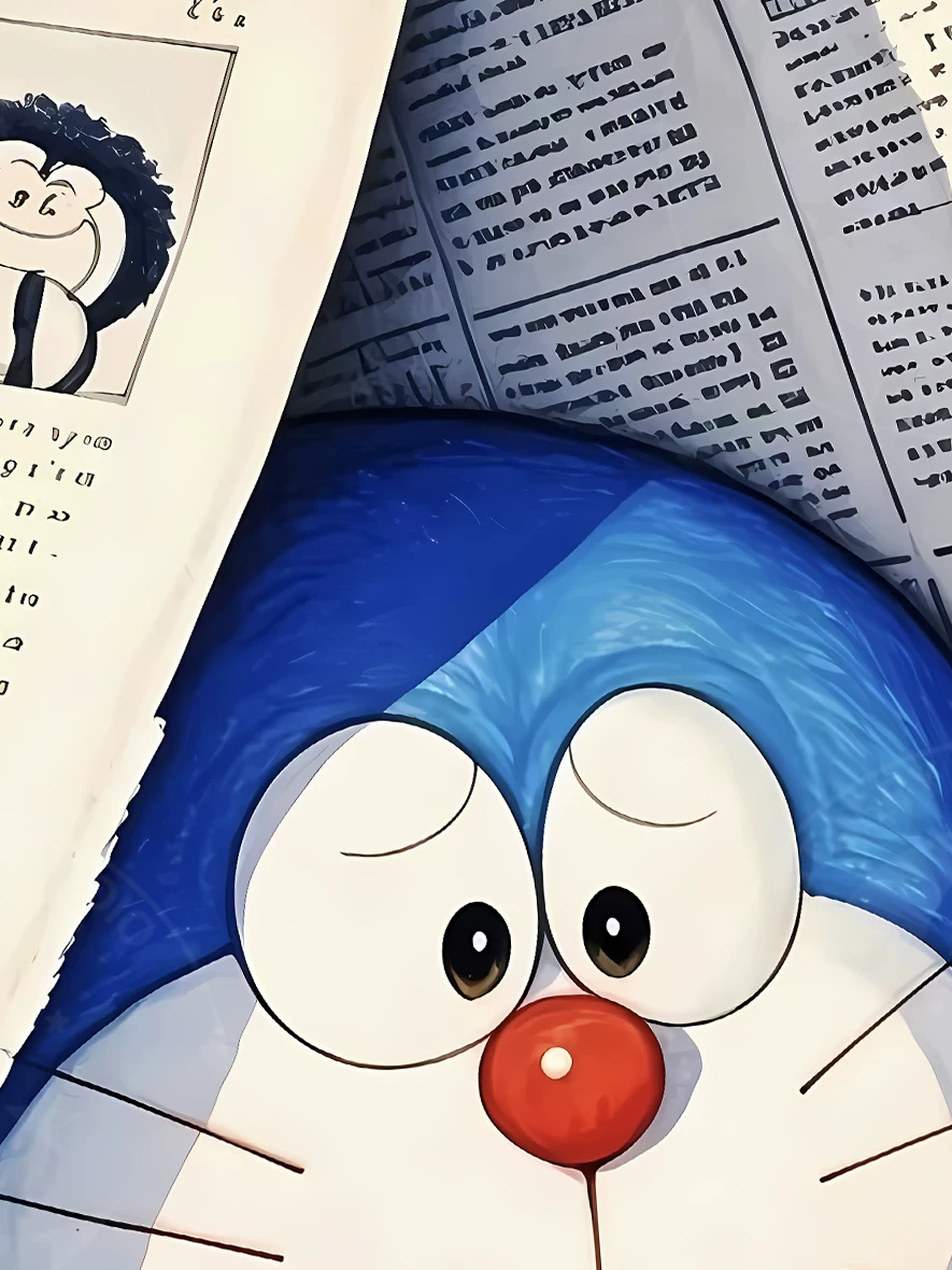 【Pre-sale】Decorative Painting of Newspaper Doraemon-XingKong Studio
