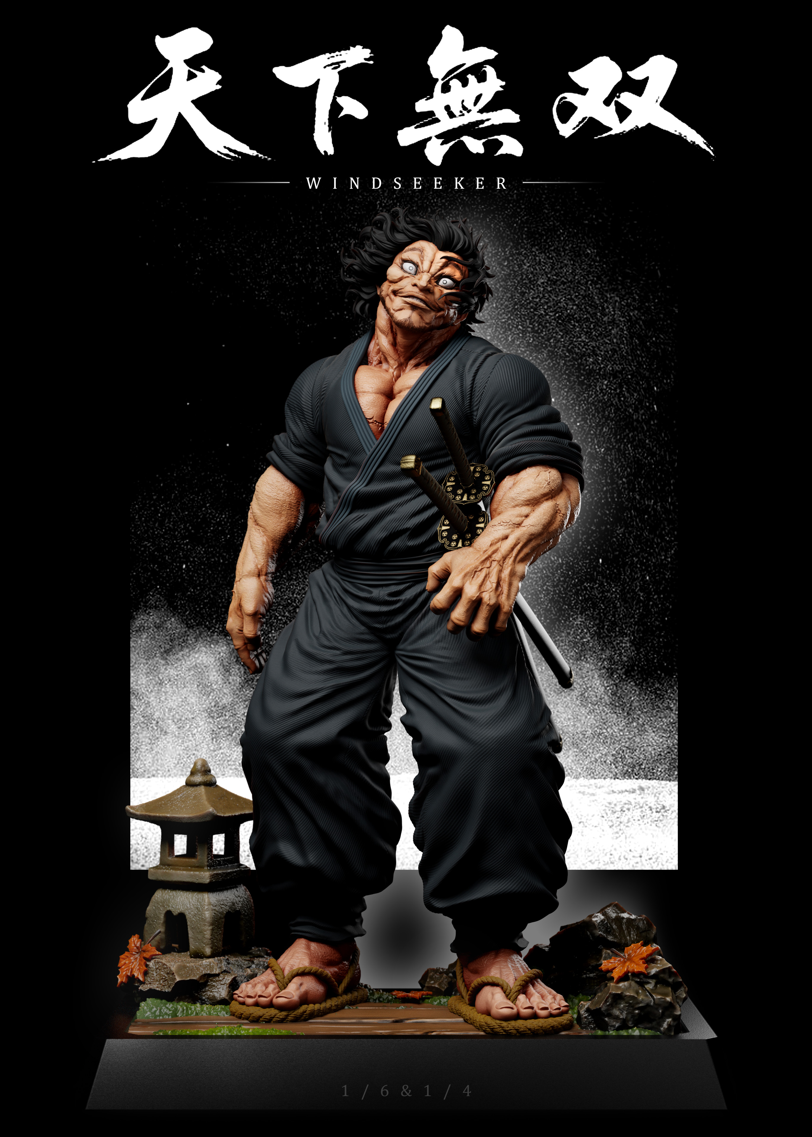 【Pre-sale】1/6 and 1/4 Scale Miyamoto Mussashi-Vagabond-Windseeker Studio