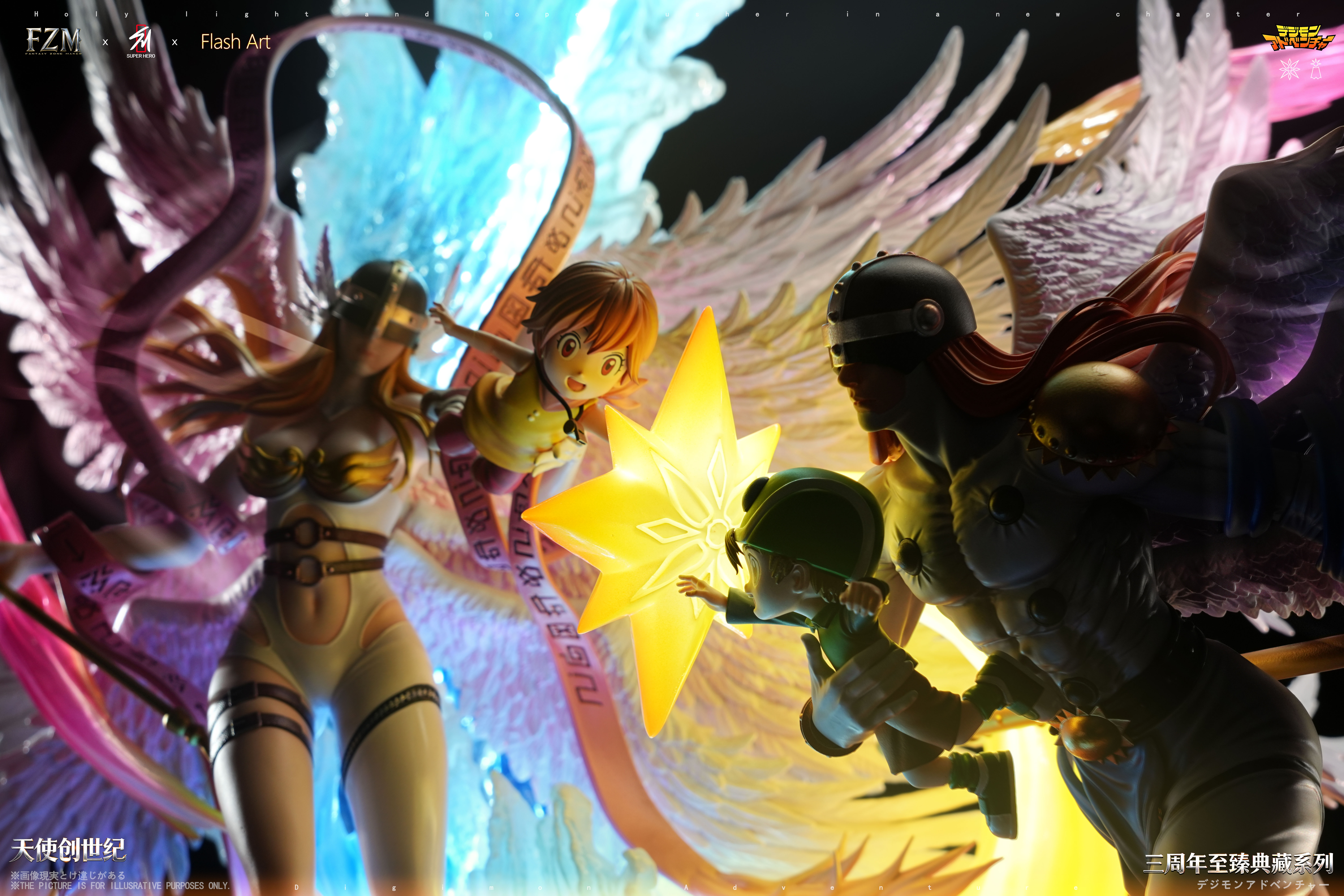 【Pre-sale】Angewomon-Digimon Adventure-SUPER HERO Studio x Flash Art STUDIO x Fantasy Zone Maker