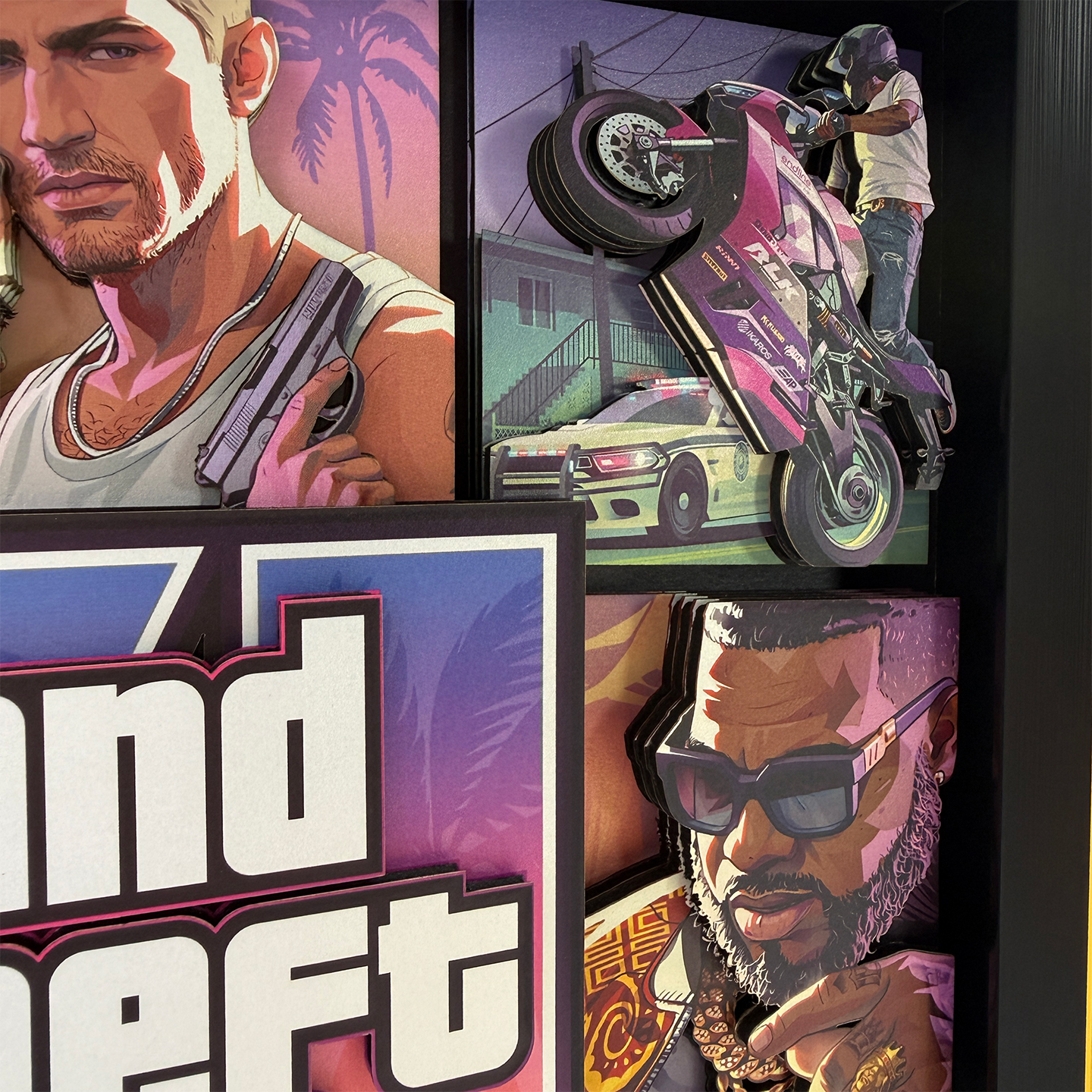 【In stock】Decorative Painting of Grand Theft Auto-Aotu Panda Studio