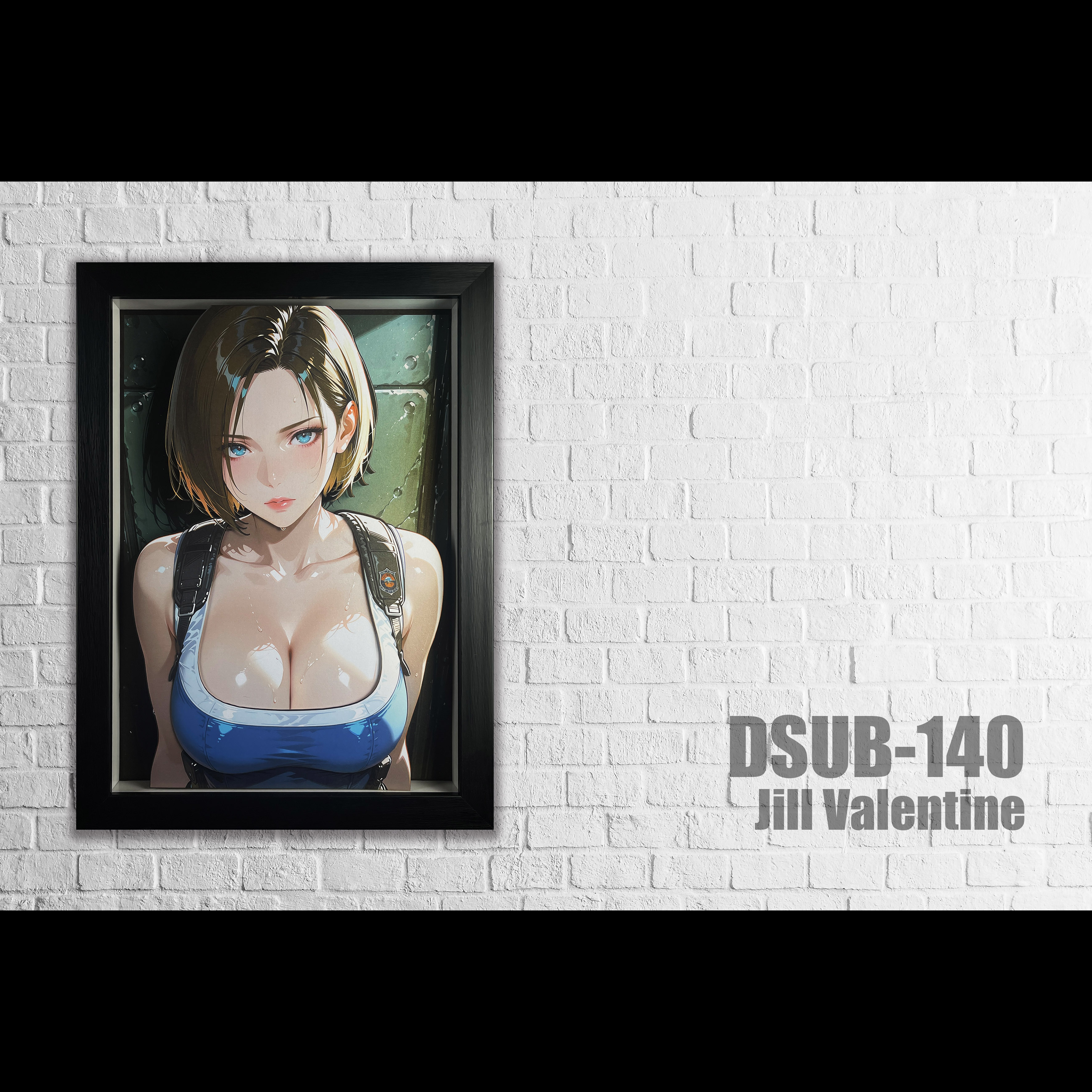 【Pre-sale】Decorative Painting of Jill Valentine-Black and White Studio