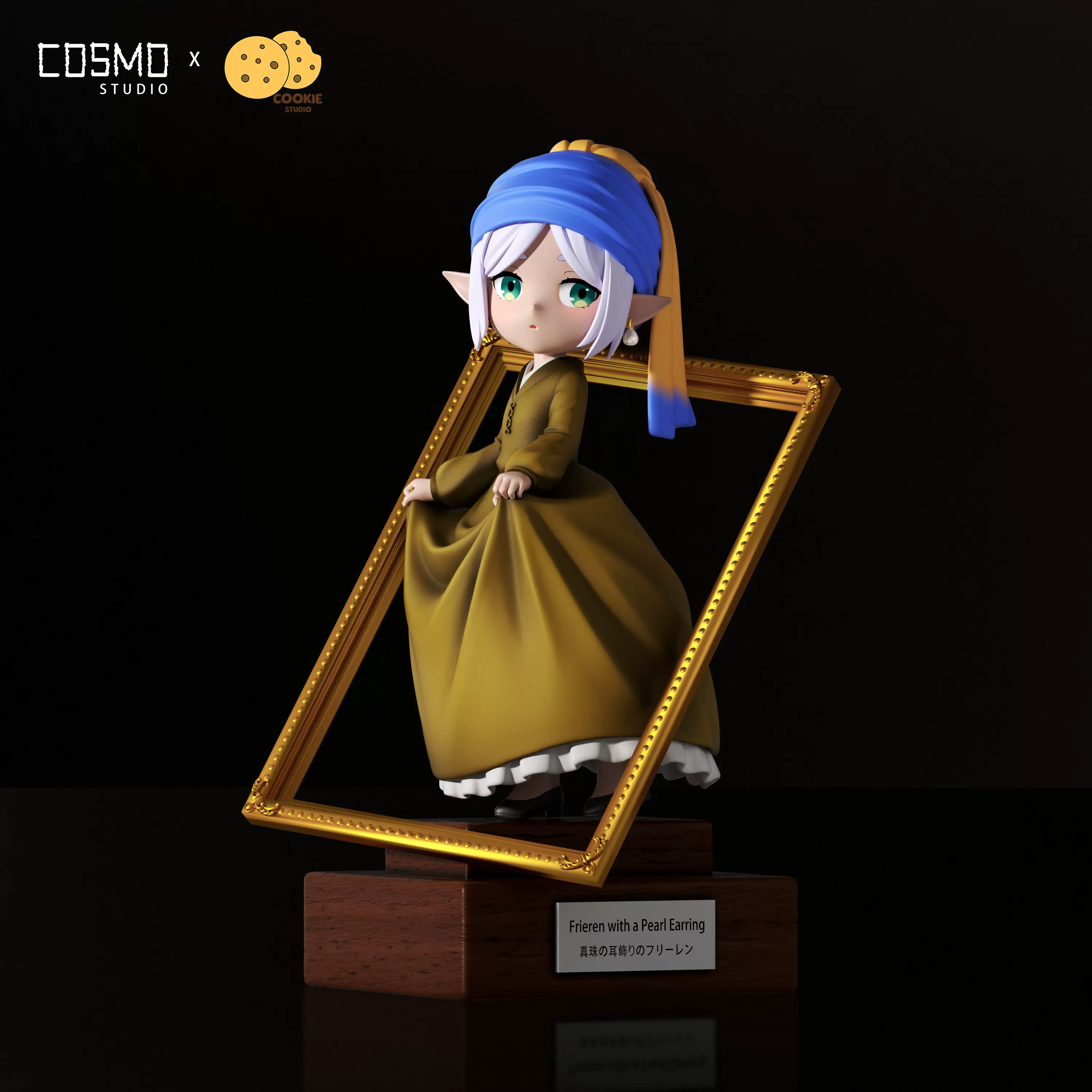 【Pre-sale】Painted Frieren with a Pearl Earing-Frieren: Beyond Journey's End-Cosmo Cookie Studio