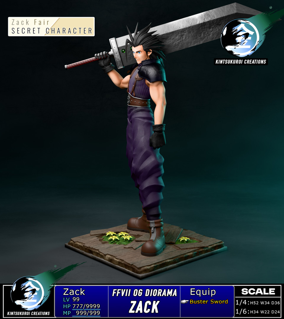 【Pre-sale】1/6 and 1/4 Scale ZACK OG-Final Fantasy-Kintsukuroi Creations Studio
