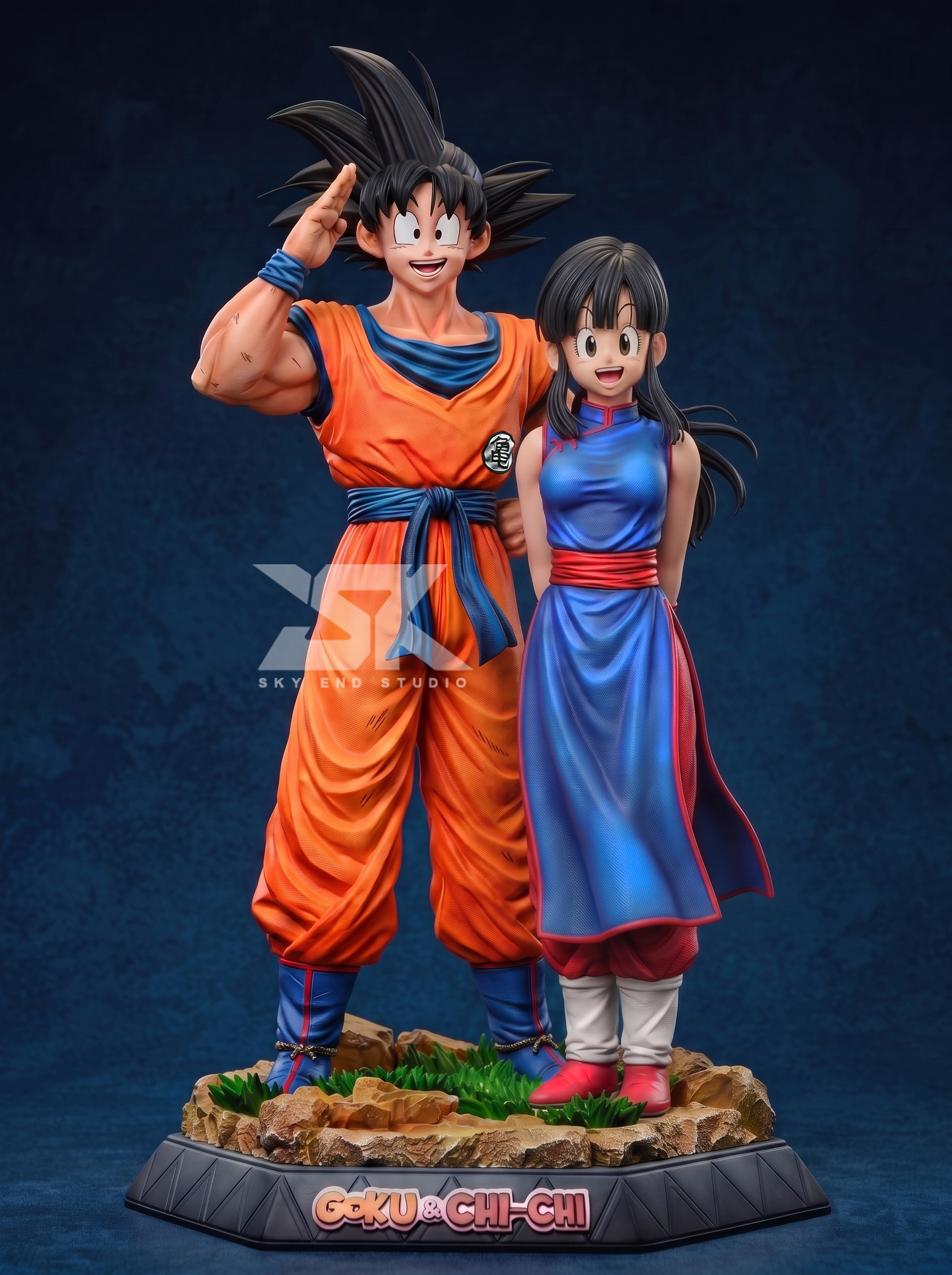 【Pre-sale】Teenager Goku and Chichi-Dragon ball-Sky End Studio