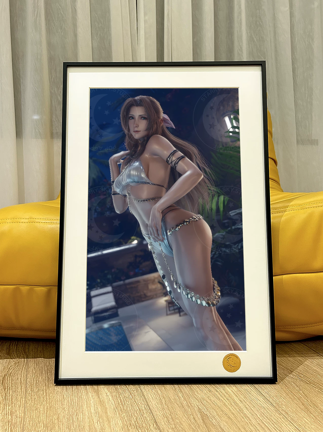 【Pre-sale】Decorative Painting of Pool Aerith-Final Fantasy-XingKong Studio