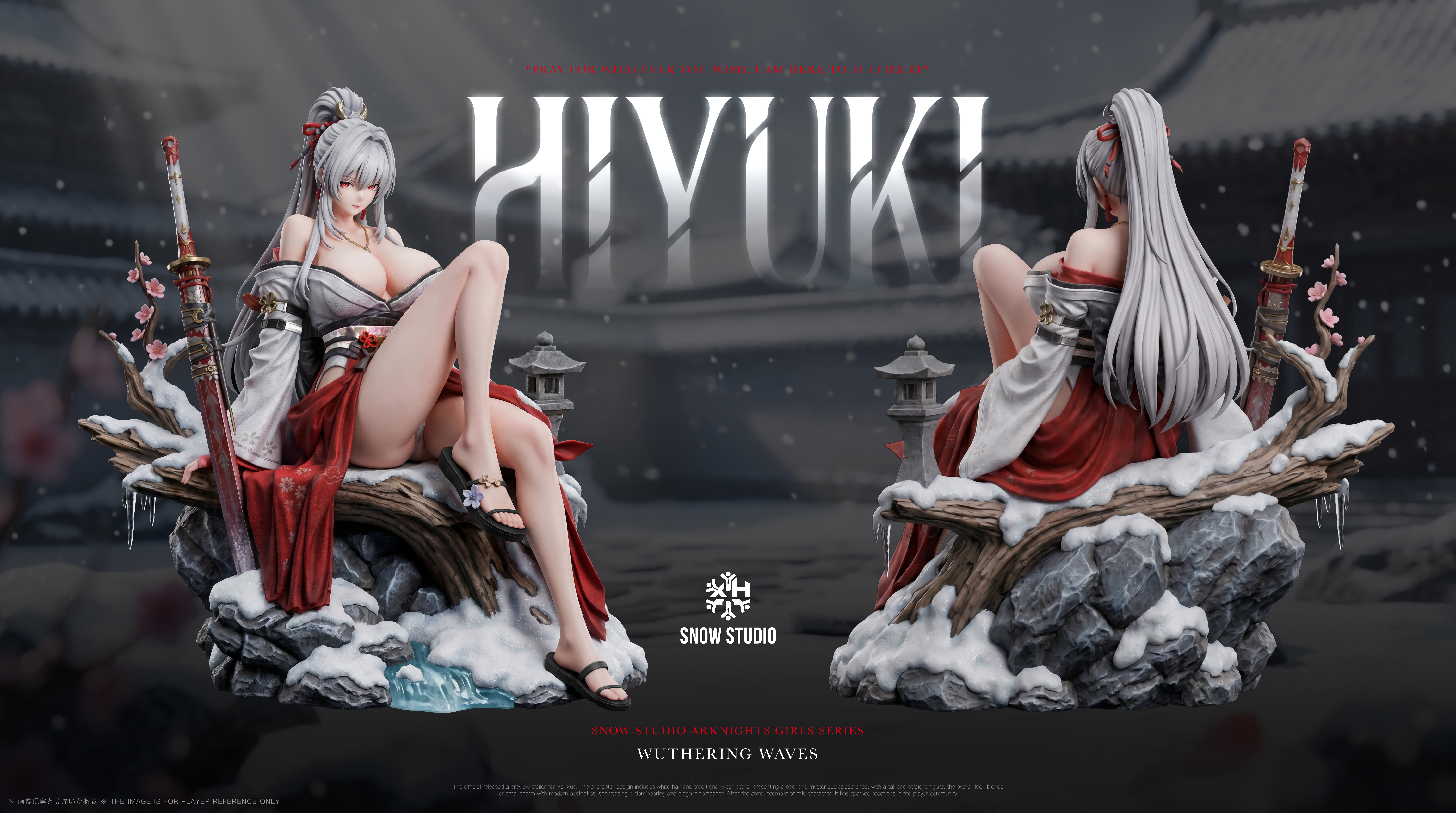 【Pre-sale】1/6 Scale Hiyuki-Wuthering Waves-Snow Studio