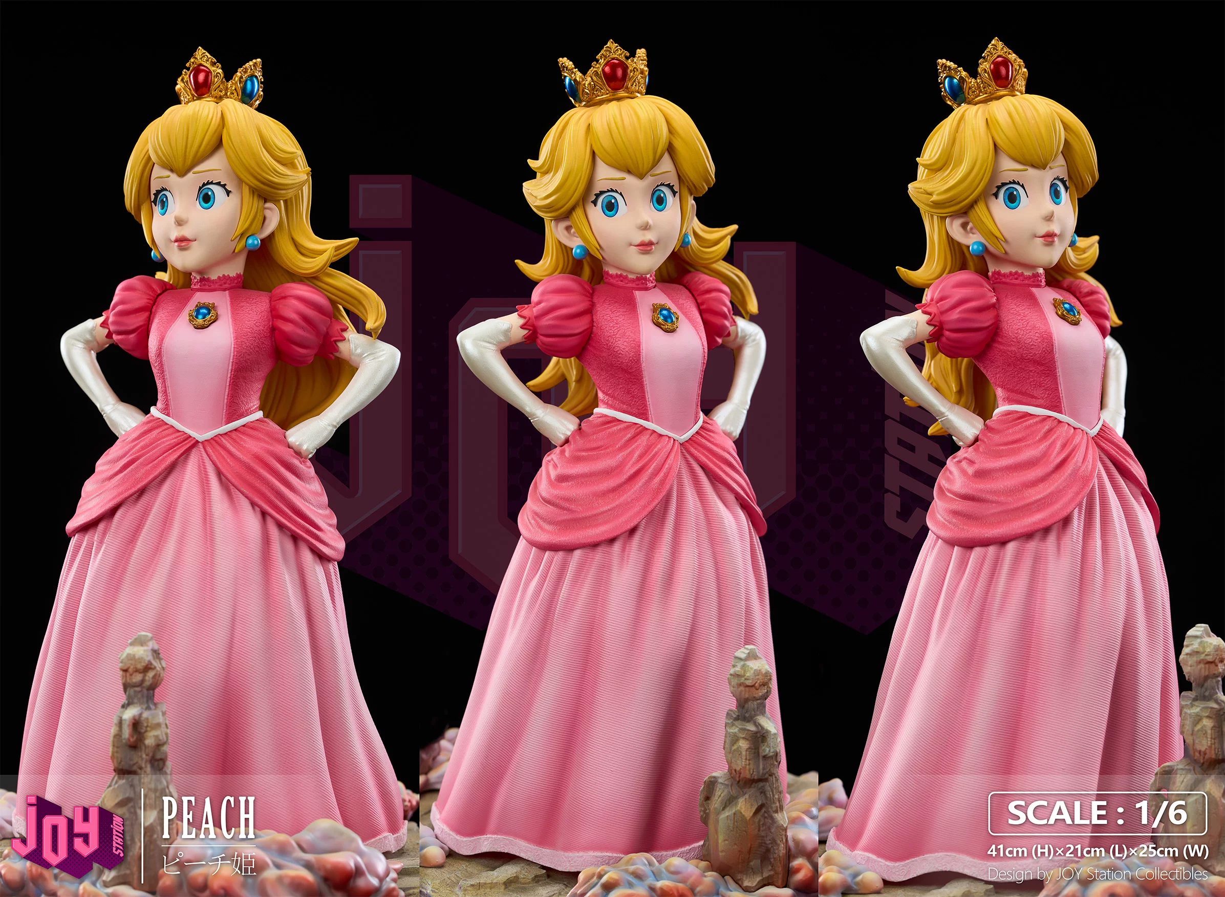 【Pre-sale】1/6 Scale Princess Peach-Super Princess Peach-Joy Station Studio