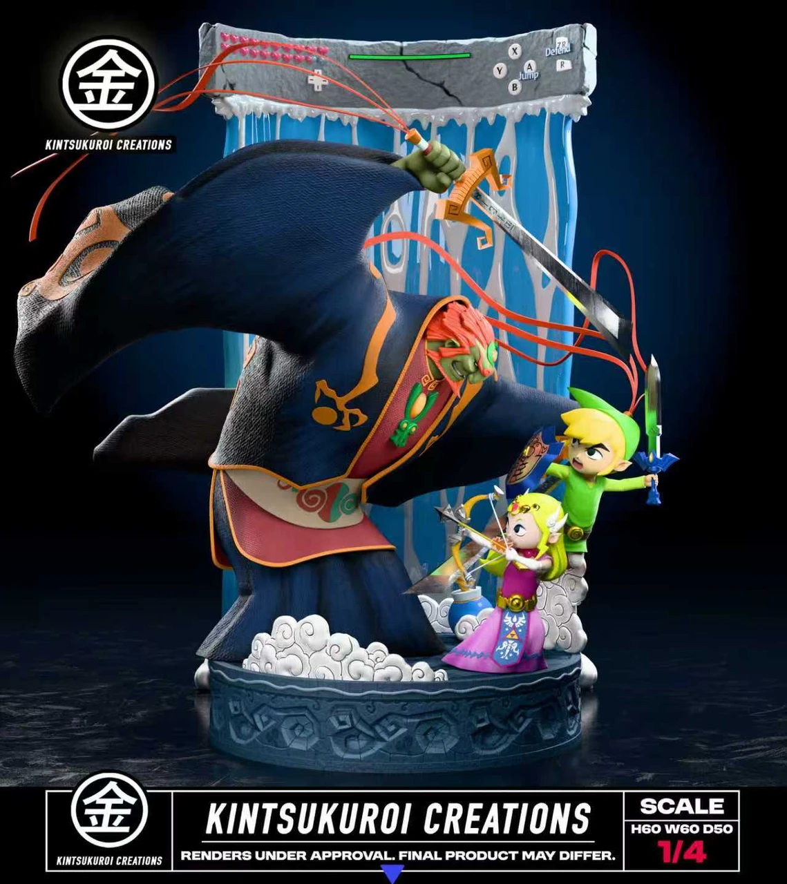 【Pre-sale】1/6 and 1/4 Scale Wind Waker Final Battle Diorama-Kistsukuroi Creations Studio