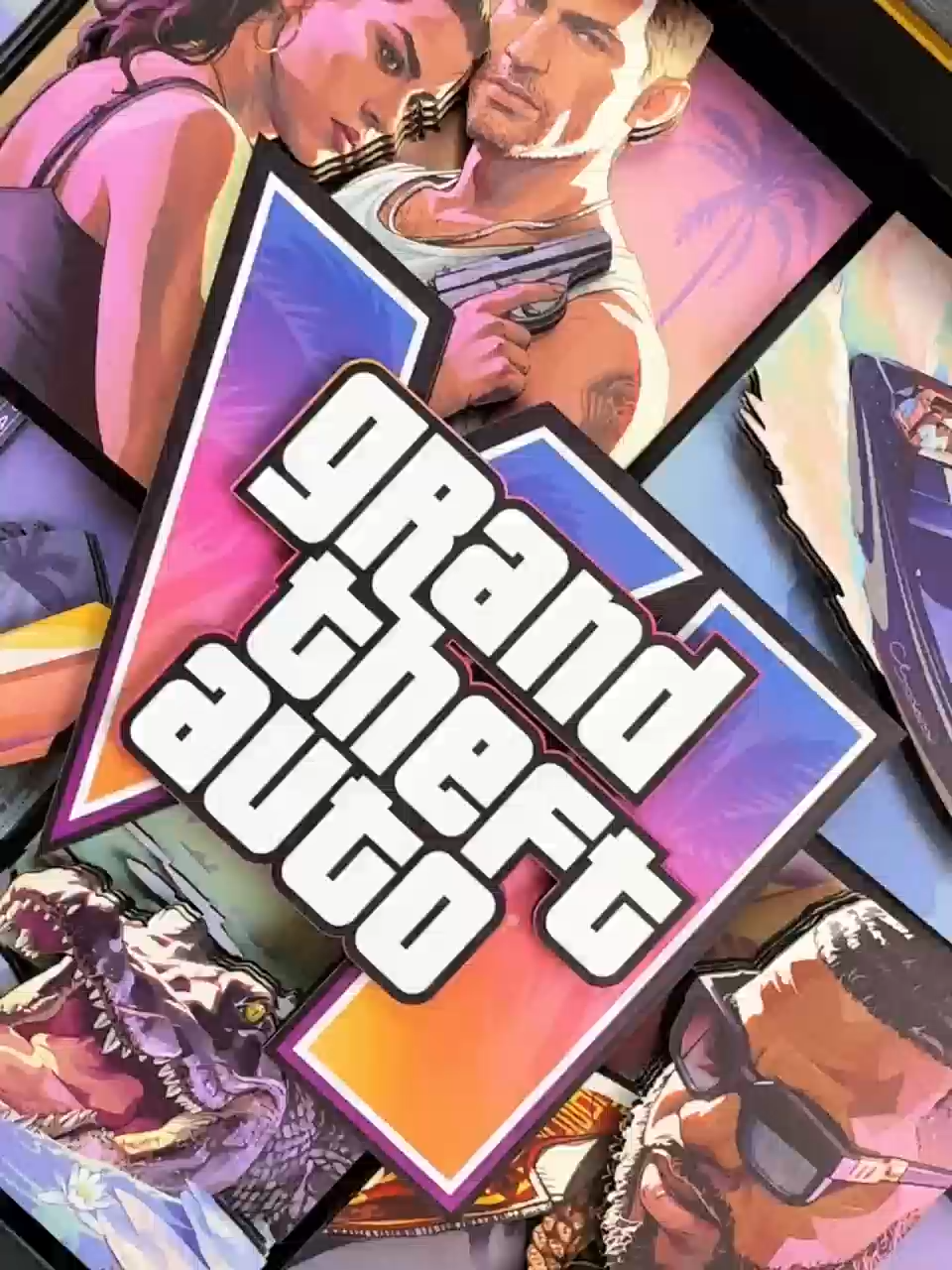 【In stock】Decorative Painting of Grand Theft Auto-Aotu Panda Studio