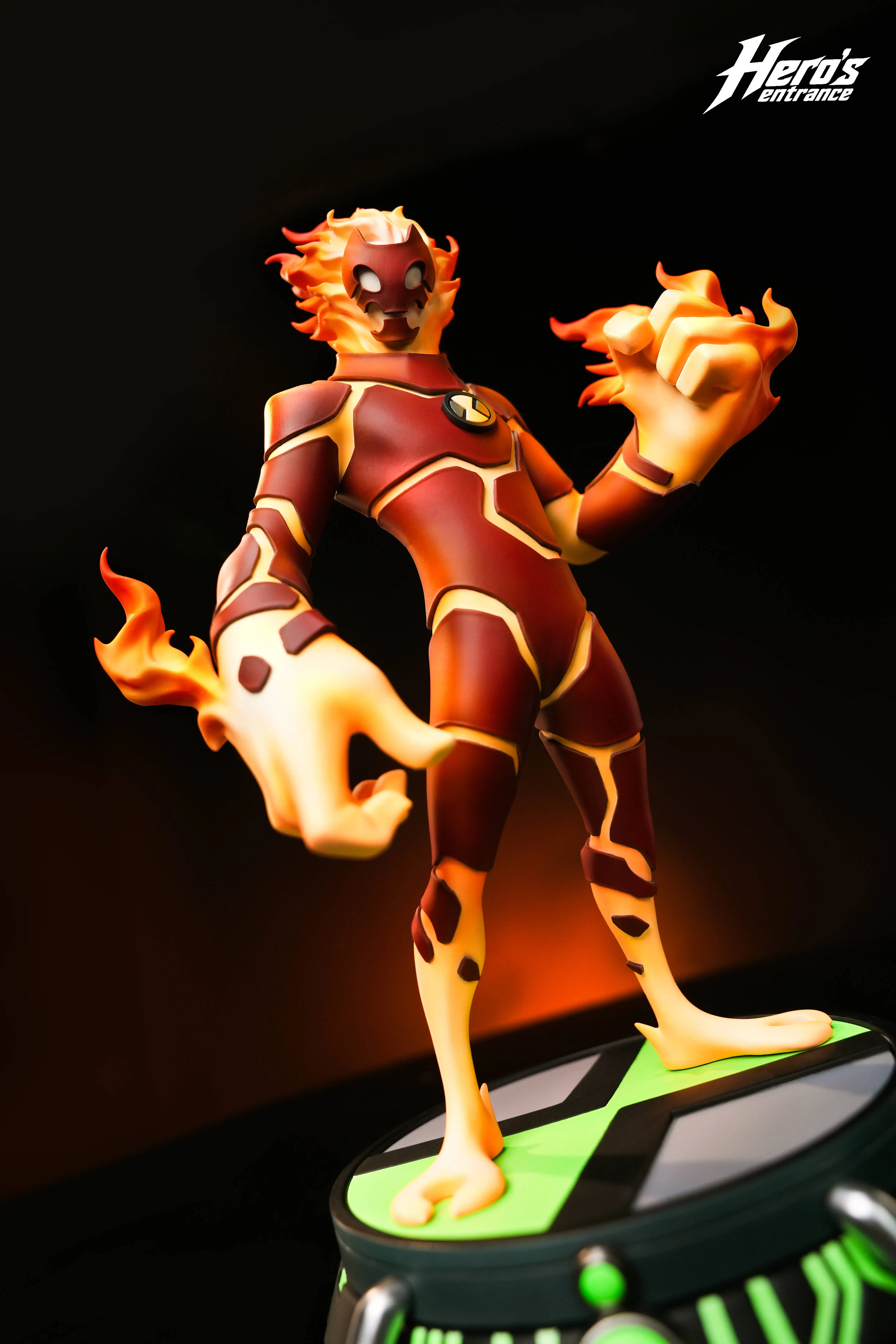 【Pre-sale】Heatblast with LED-Ben 10-Hero's Entrance Studio