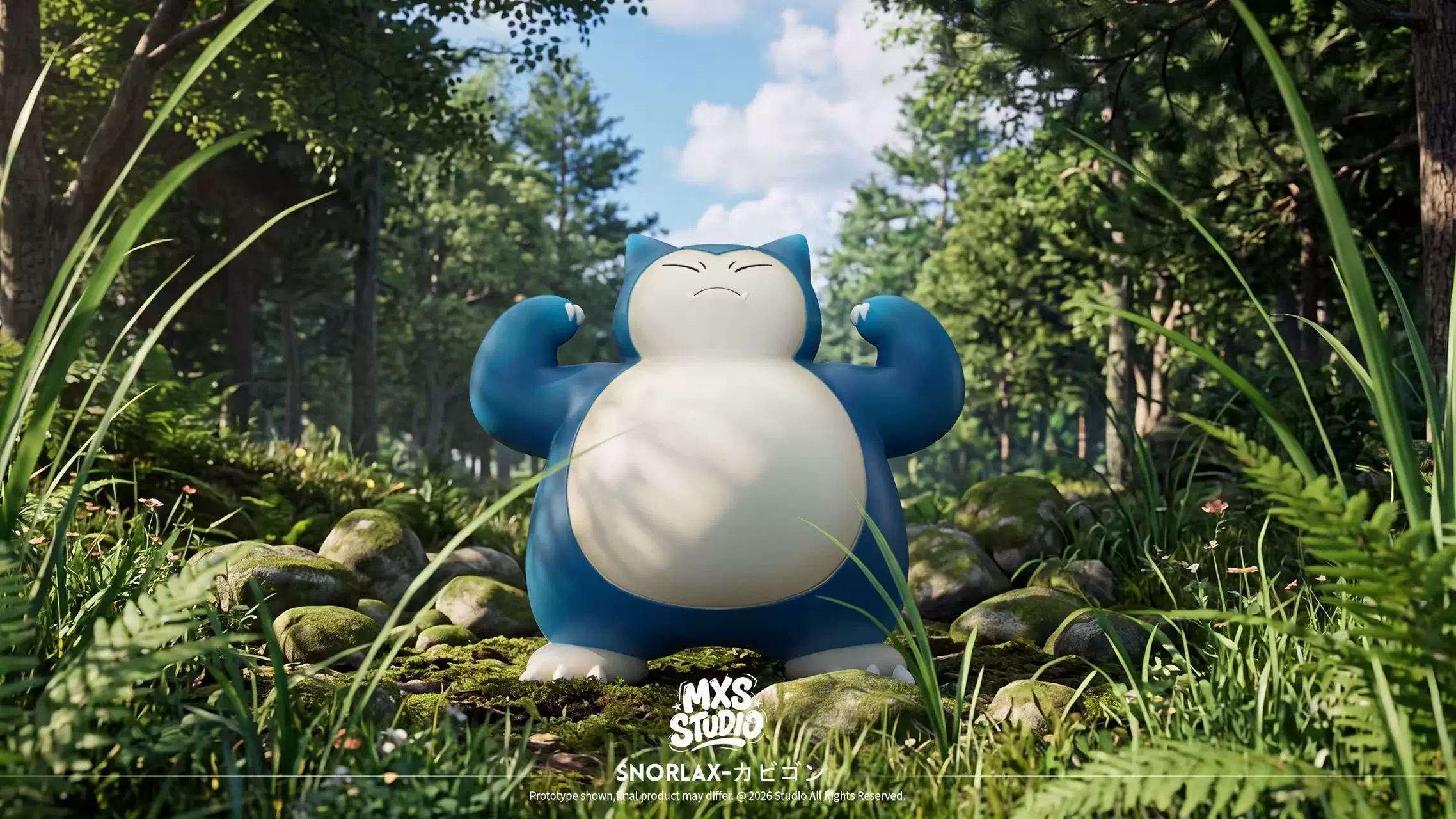 【Pre-sale】1/20 Scale Snorlax-Pokemon-MXS Studio