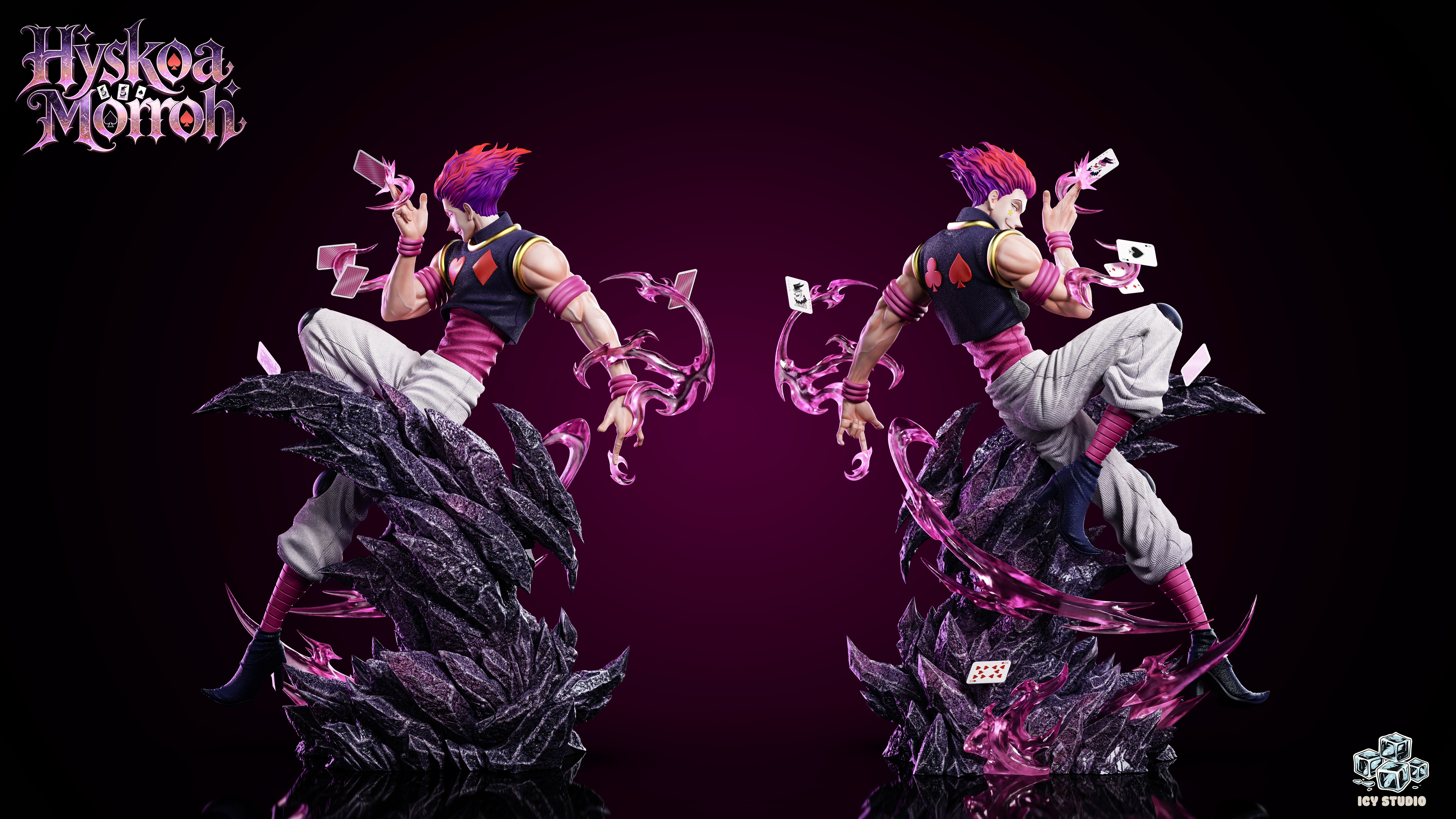 【Pre-sale】1/6 Scale Illumi Zoldyck and Hyskoa-Hunter X Hunter-Icy Studio