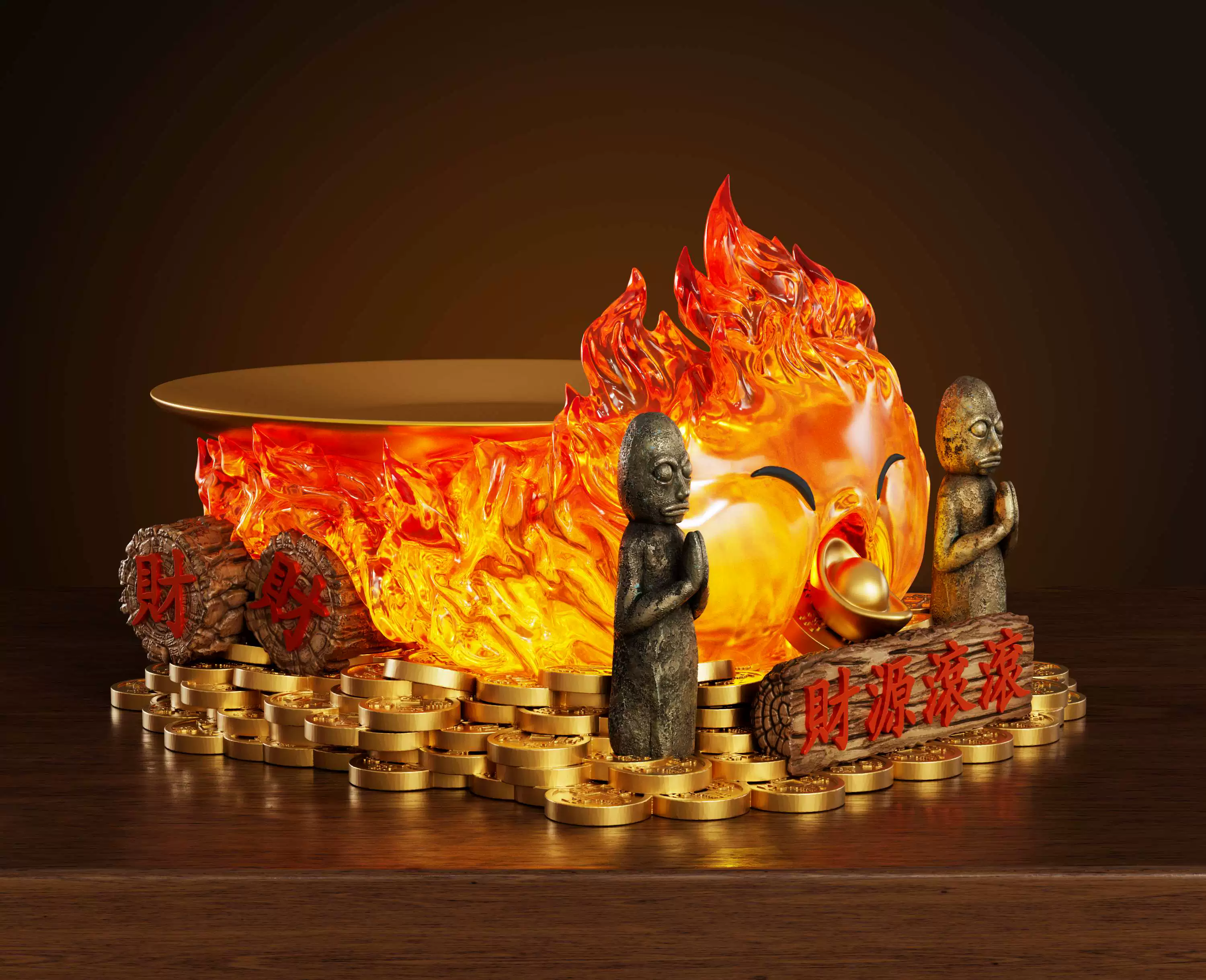 【Pre-sale】Wealth Attraction Calcifer-wawa Studio