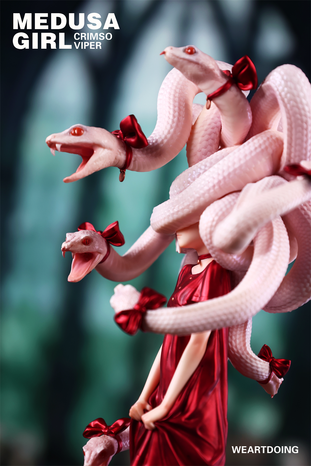 【Pre-sale】Medusa Girl-Green Viper and Crimson Viper-WeArtDoing Studio
