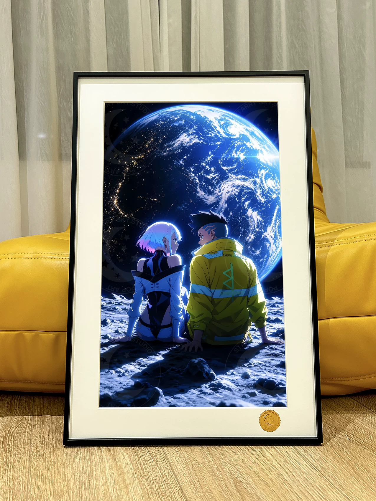 【Pre-sale】Decorative Painting of Lucy and David-CYBERPUNK EDGERUNNERS-XingKong Studio