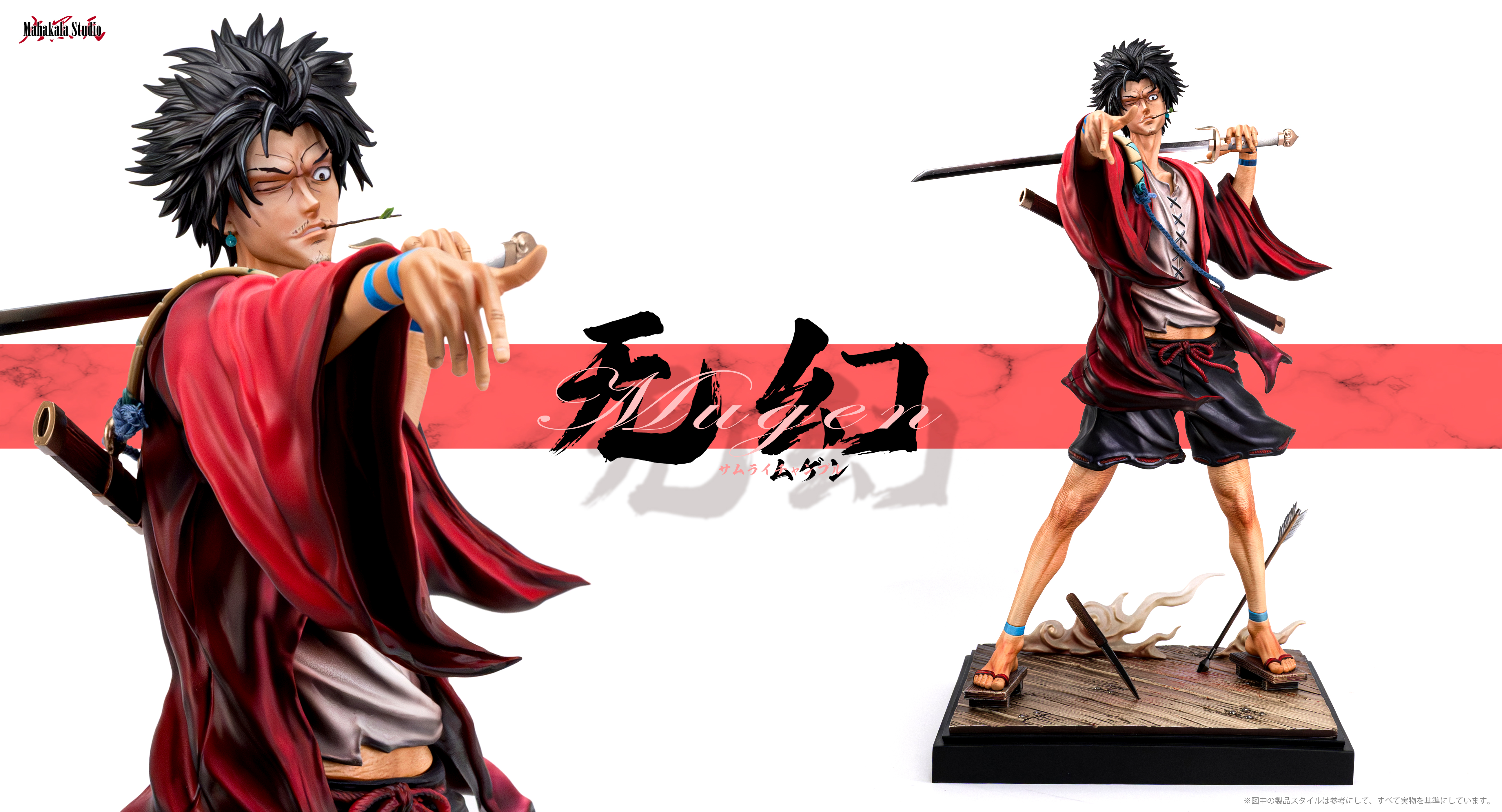 【Pre-sale】1/6 Scale Jin, Mugen and Fun-Samurai Champloo‌-Mahakala Studio