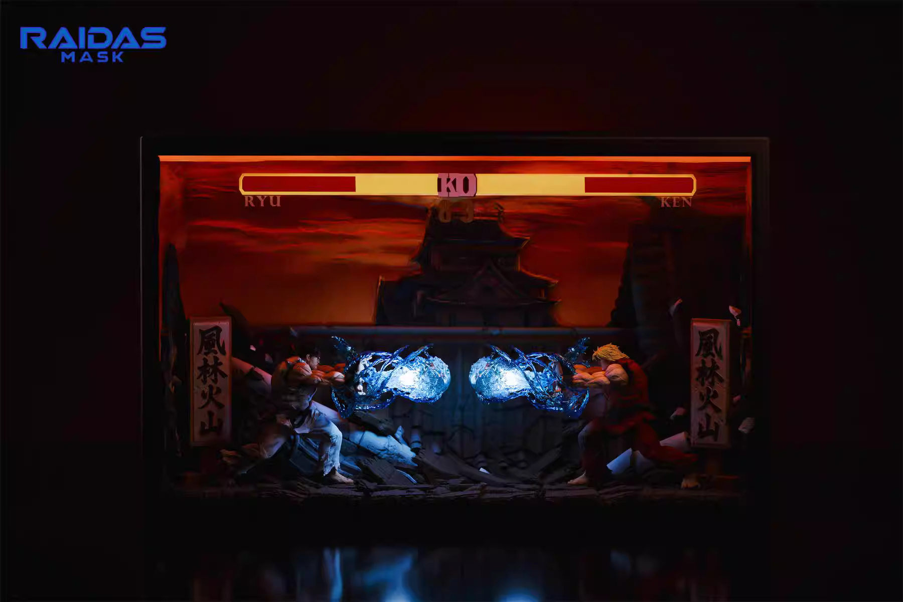 【Pre-sale】1/6 Scale Ryu VS Ken-Raidas Mask Studio