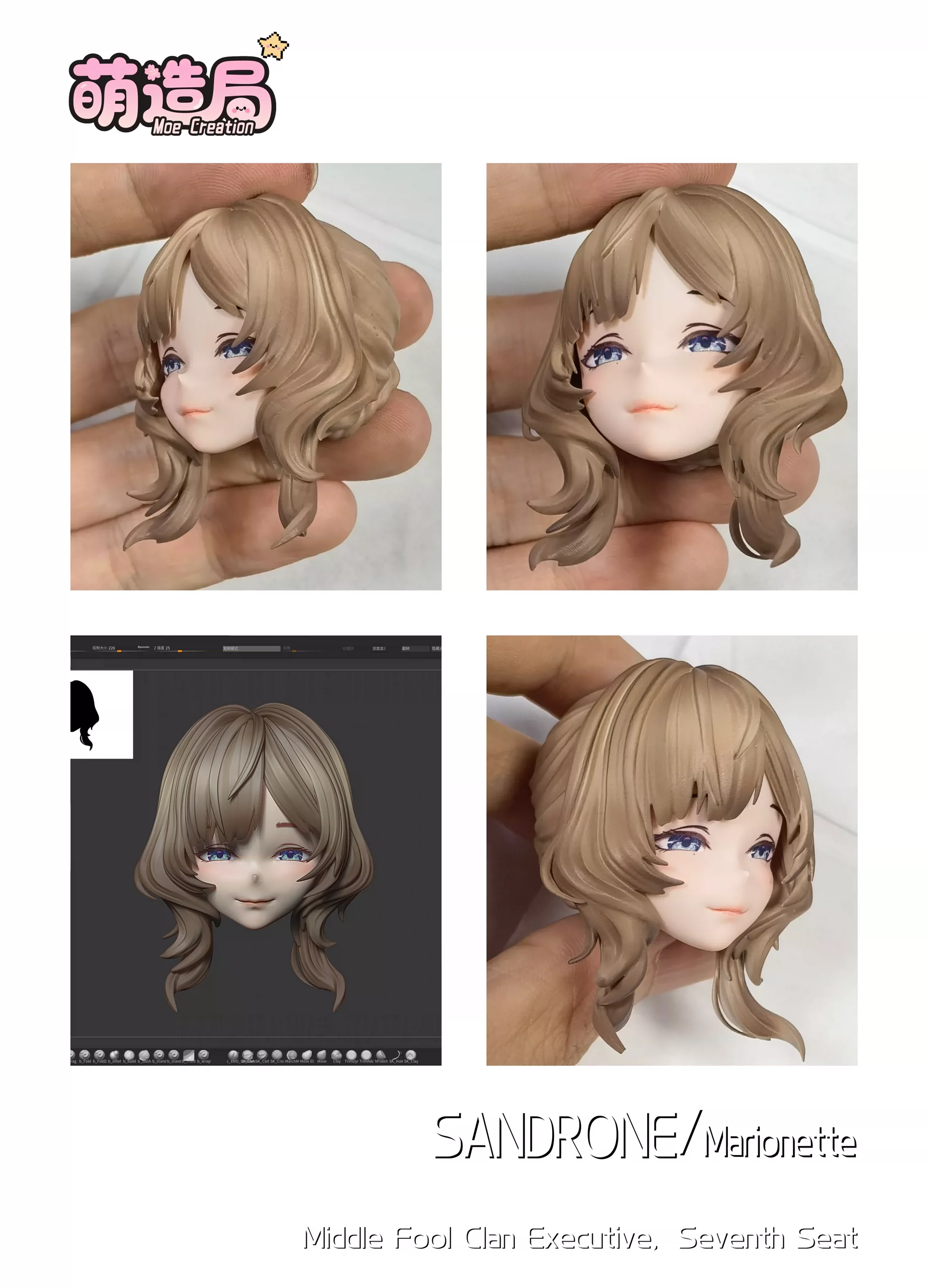 【Pre-sale】1/6 Scale Sandrone-Genshin Impact-Moe Creation Studio