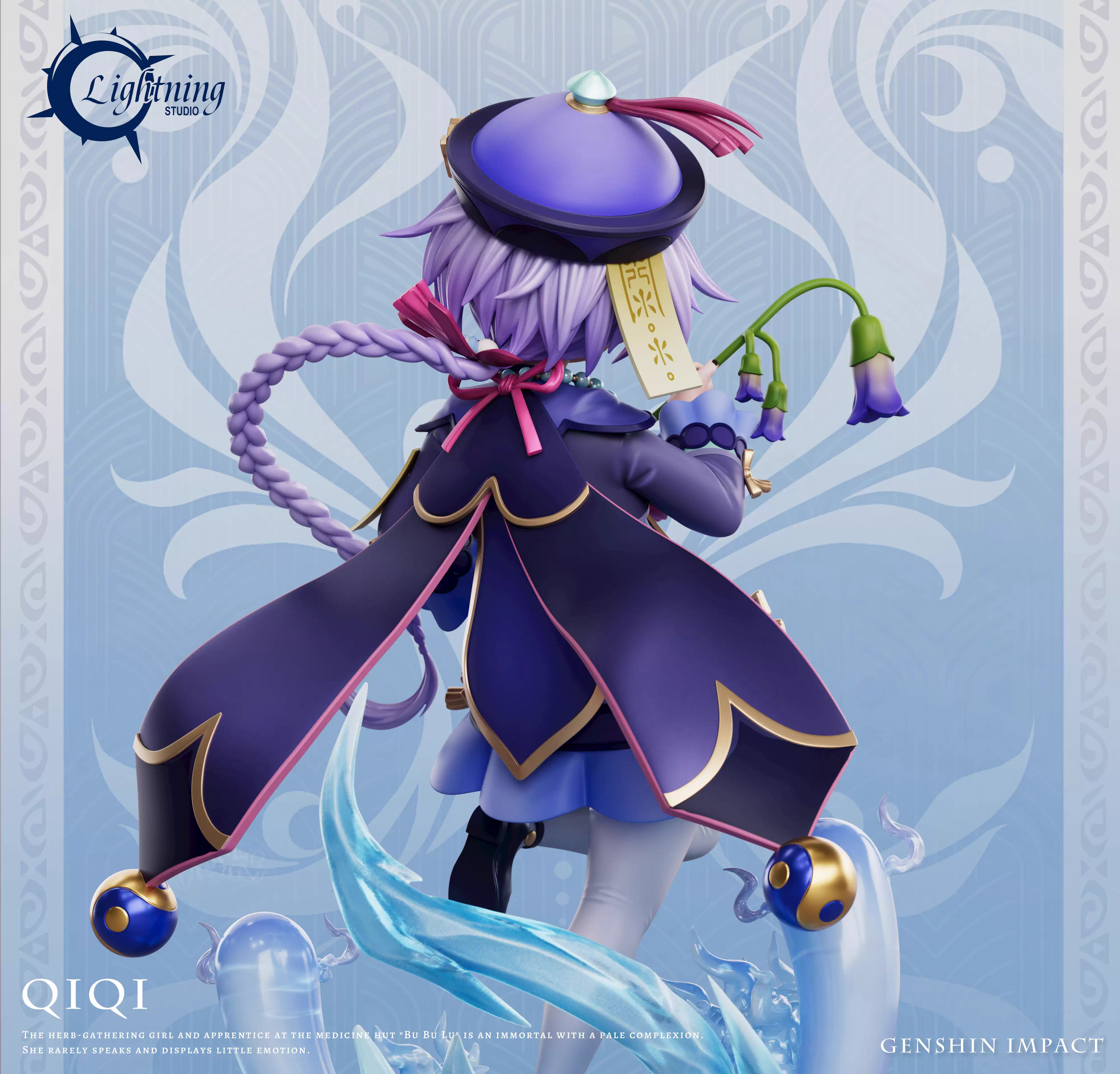 【Pre-sale】1/6 Scale Zombie Girl Qiqi with LED-Lightning Studio