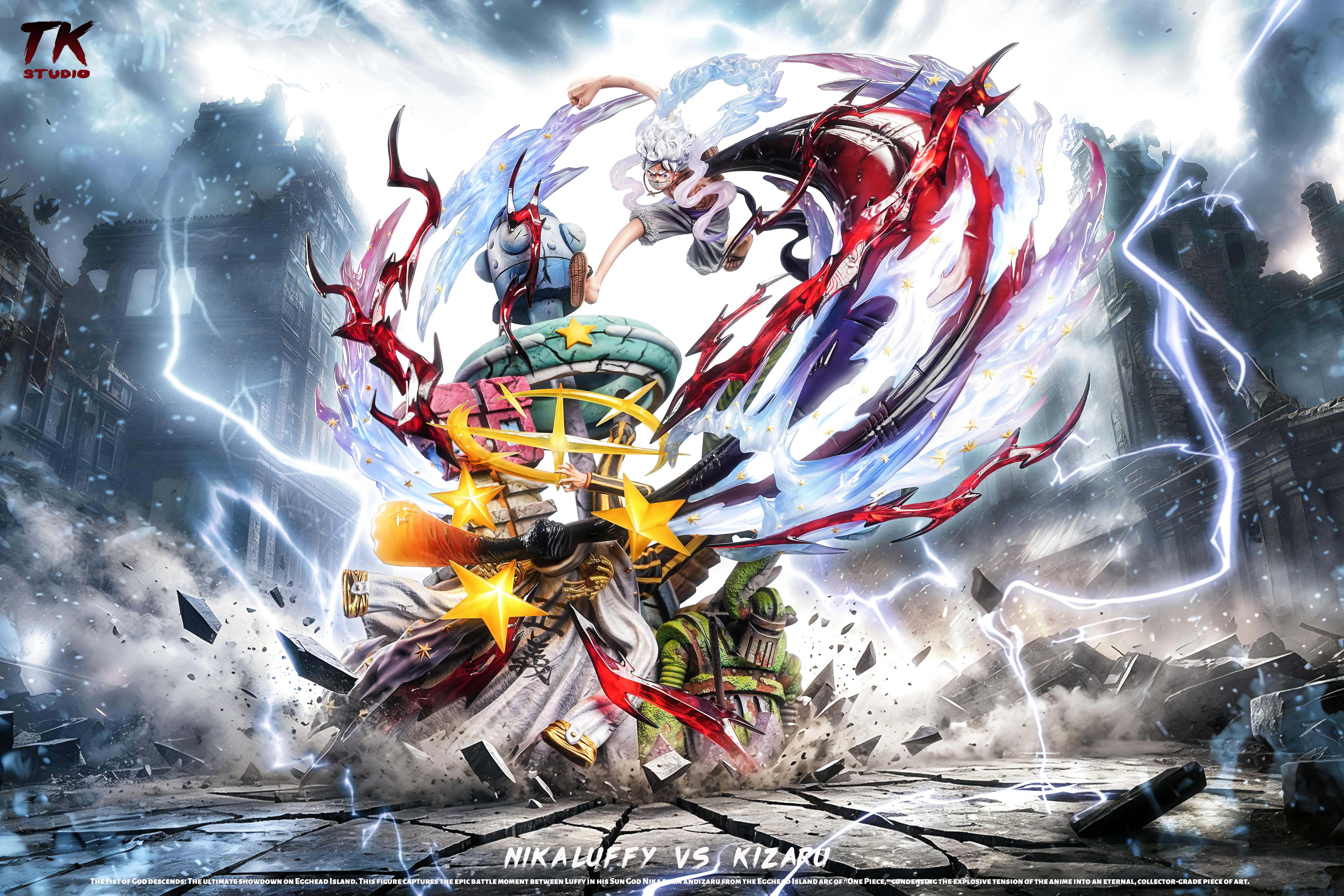【Pre-sale】Nika Luffy vs Kizaru Borsalino-One Piece-TK Studio