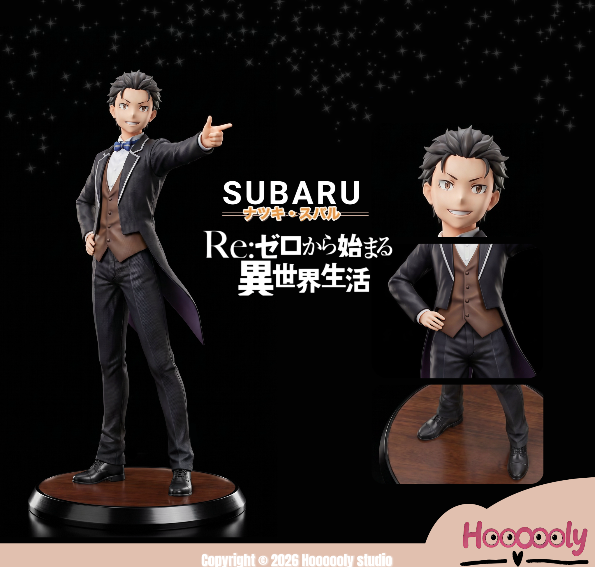 【Pre-sale】1/6 Scale Natsuki Subaru-Re:Starting Life From Zero in a Different World-Hoooooly Studio