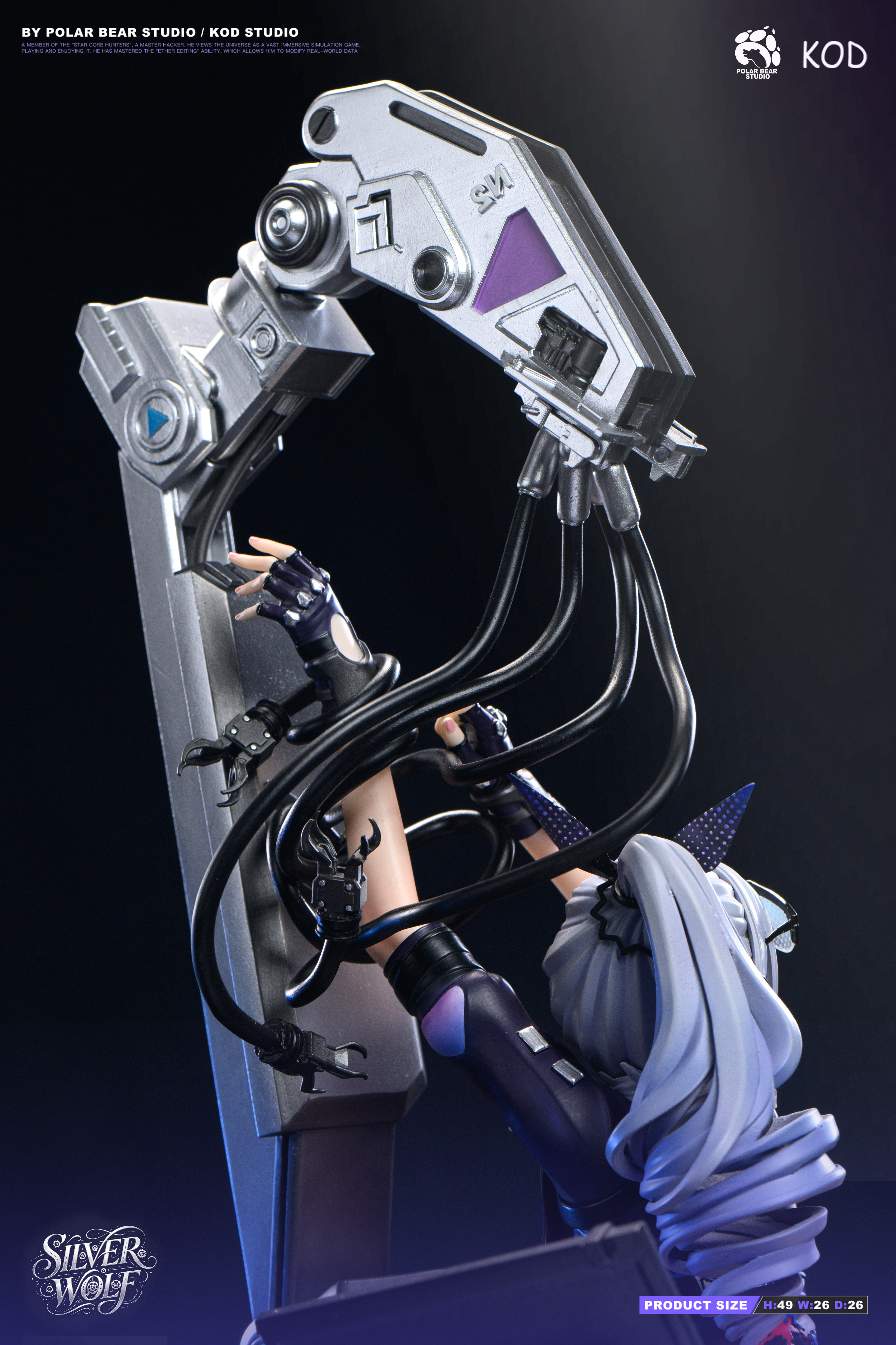 【Pre-sale】1/4 Scale Silver Wolf-Honkai: Star Rail-PolarBear Studio X KOD Studio