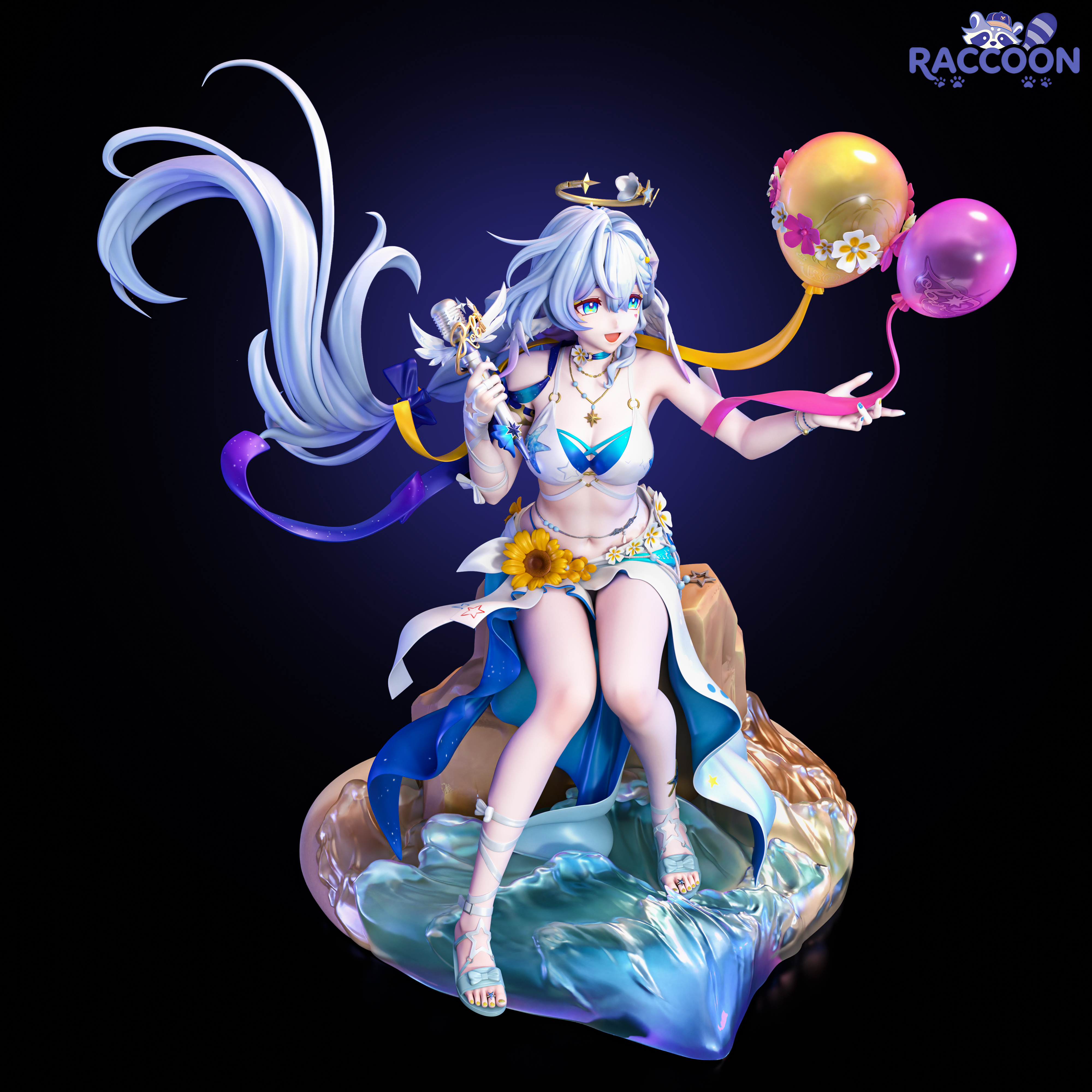 【Pre-sale】1/6 Scale Summeretto Robin-Honkai: Star Rail-Raccoon (XHX) Studio